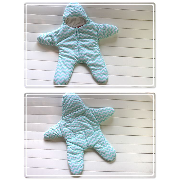 Cute Starfish Baby Sleeping Bag Grobag Winter Warm Blanket Swaddle