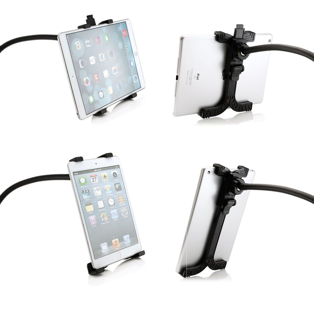Flexible Table Desk Gooseneck iPad Tablet Handfree Bolt Clamp Mount