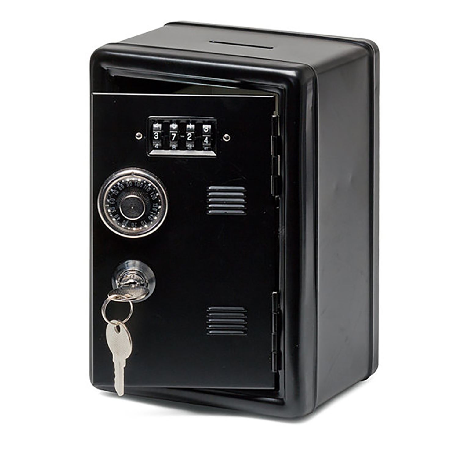 Metal Locker Bank Safe Combination Storage Box Cash Money Savings
