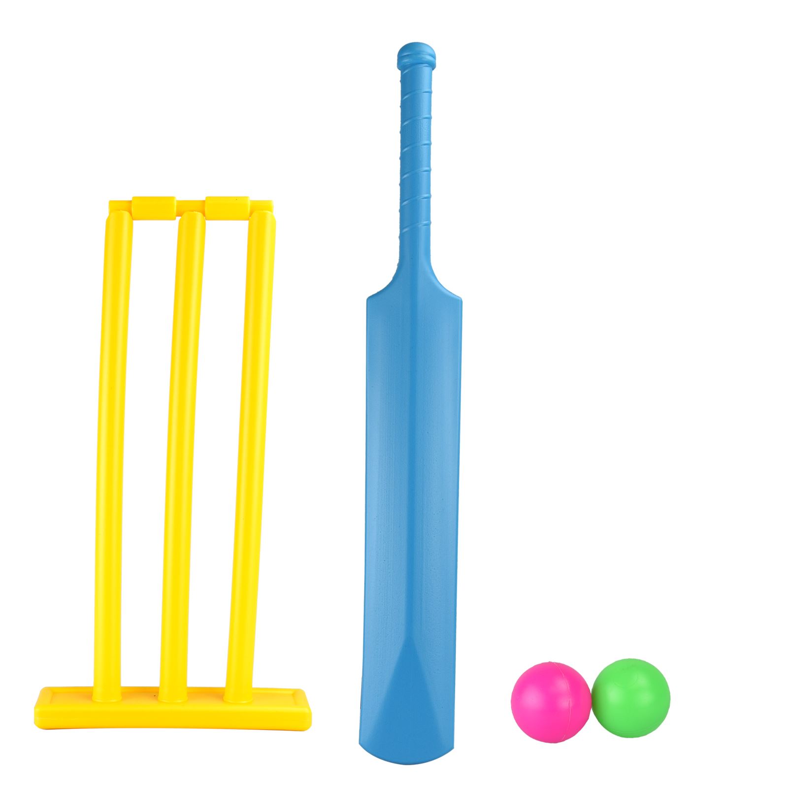 Kids Fun Play Plastic Cricket Set Junior Stumps Wicket Garden Indoor