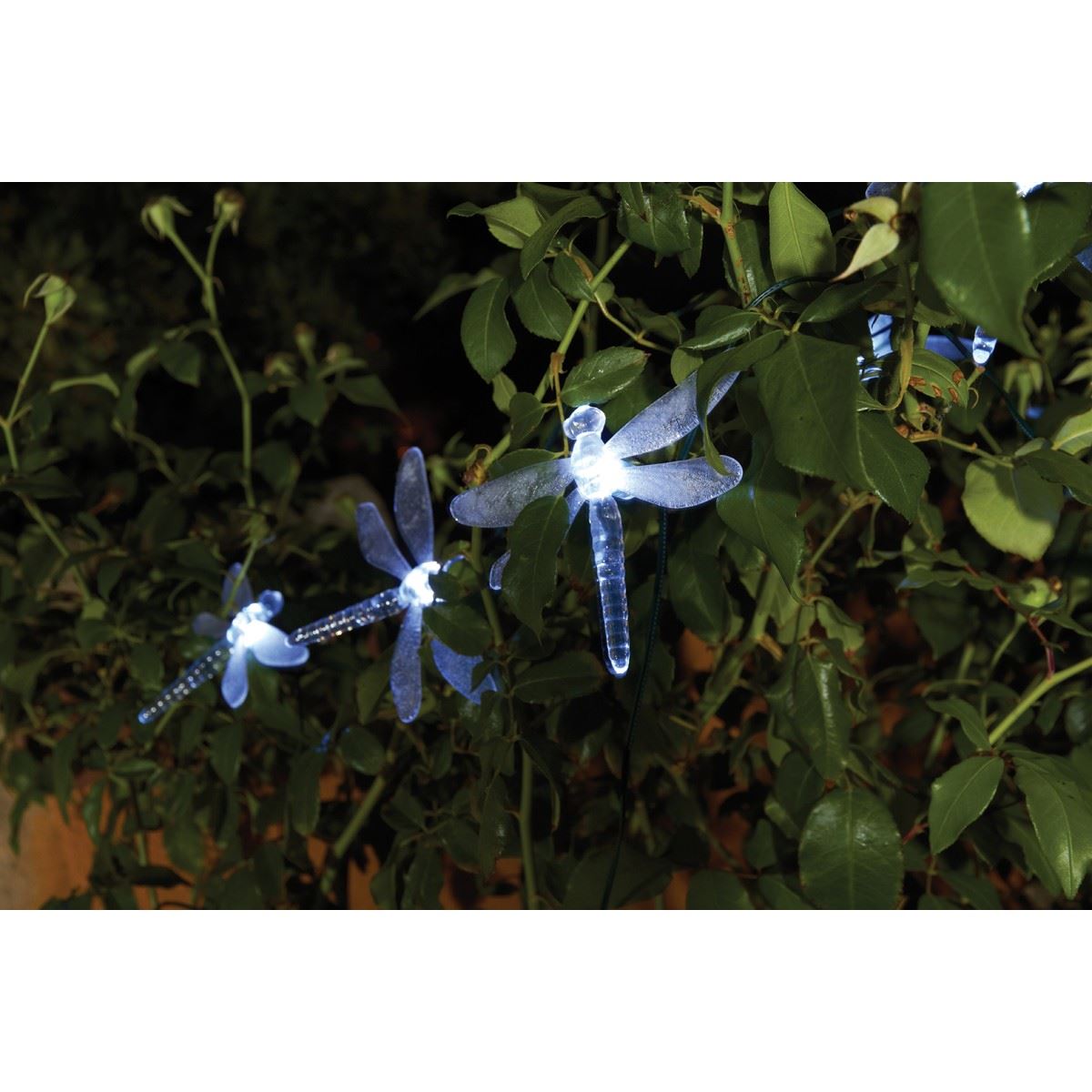 20 solar powered dragonfly led fairy string lights outdoor solar powered dragonfly garden lights