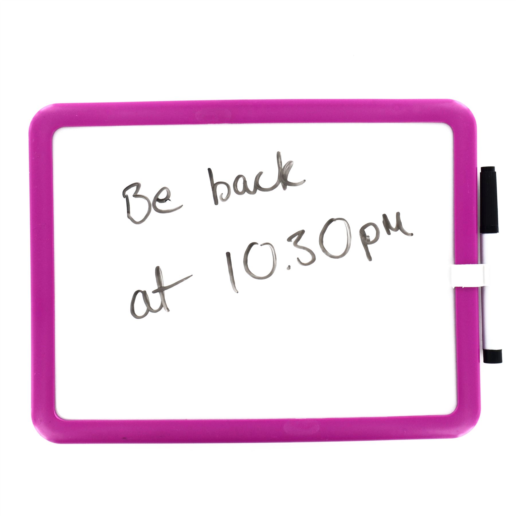 Small Dry Wipe White Board Office Home Memo Notes Whiteboard