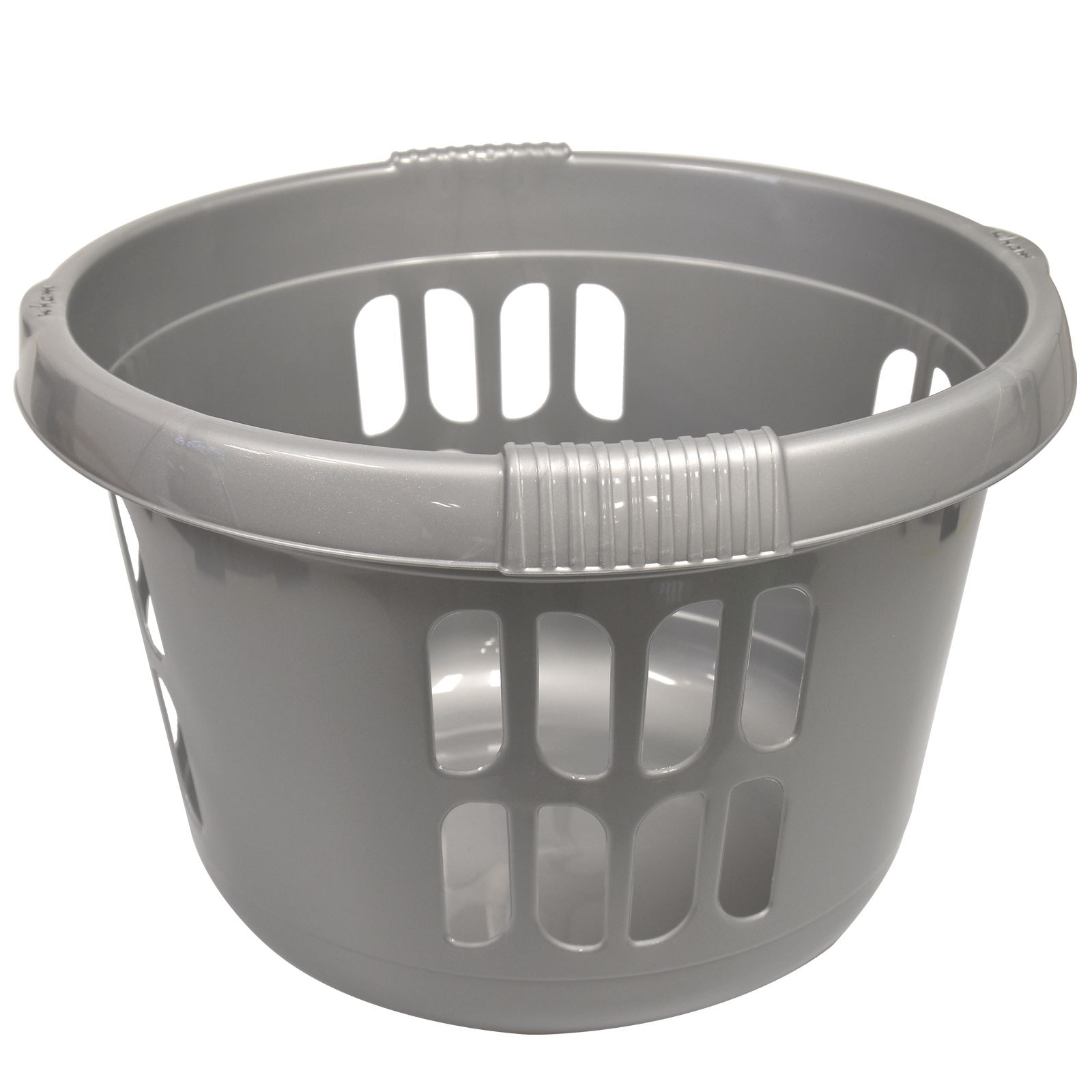 Wham Large Plastic Round Laundry Hip Washing Basket Clothes Storage Linen Bin eBay