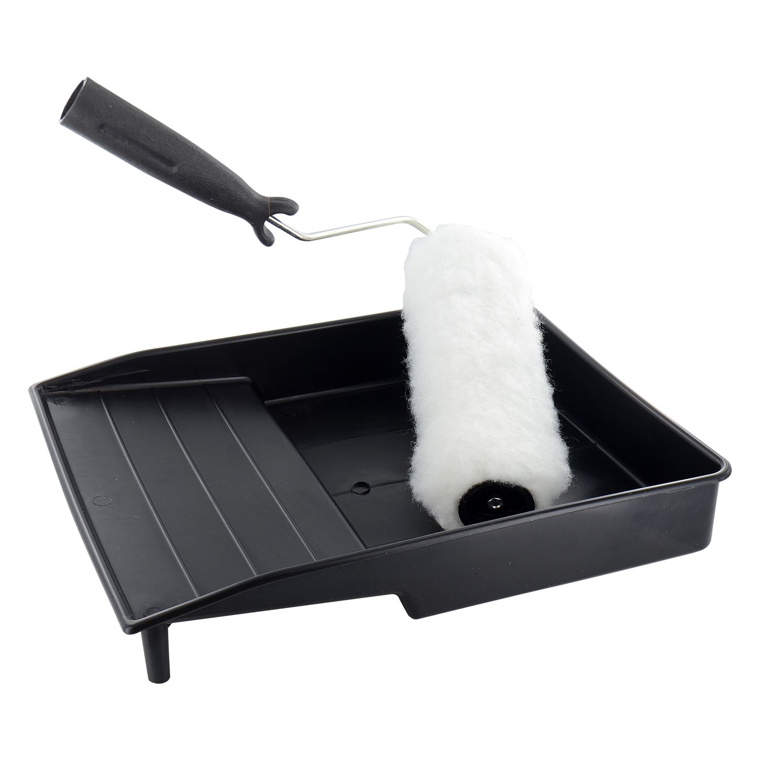 9” Paint Roller Tray Set Emulsion Decorating Plastic Painting Refill Sleeve