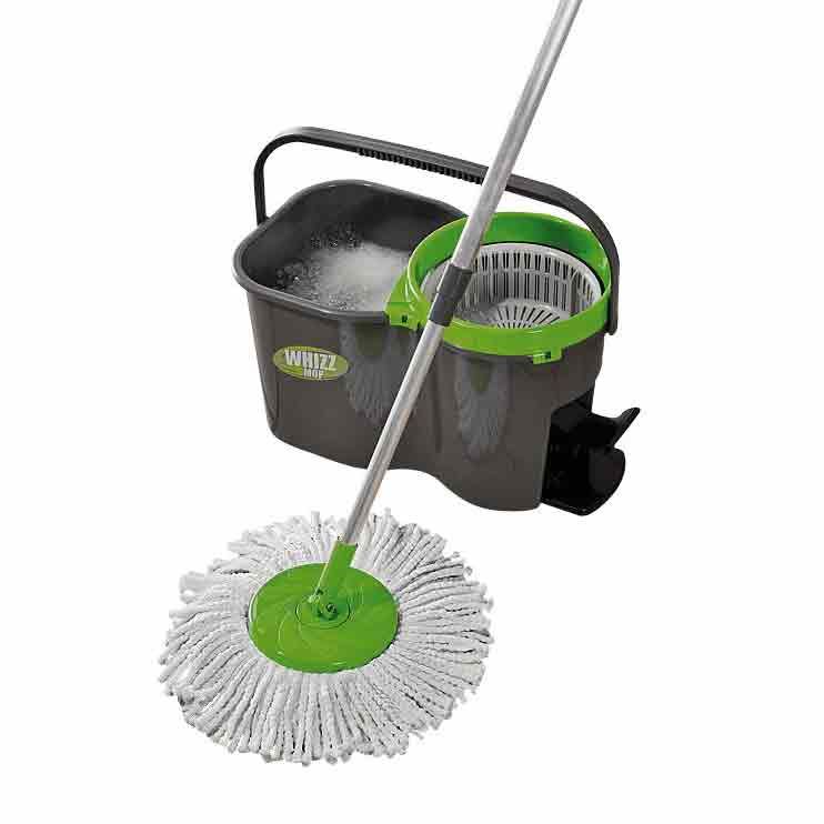 JML Whizz Super Absorbent Microfibre Spin Mop and Bucket Set Home