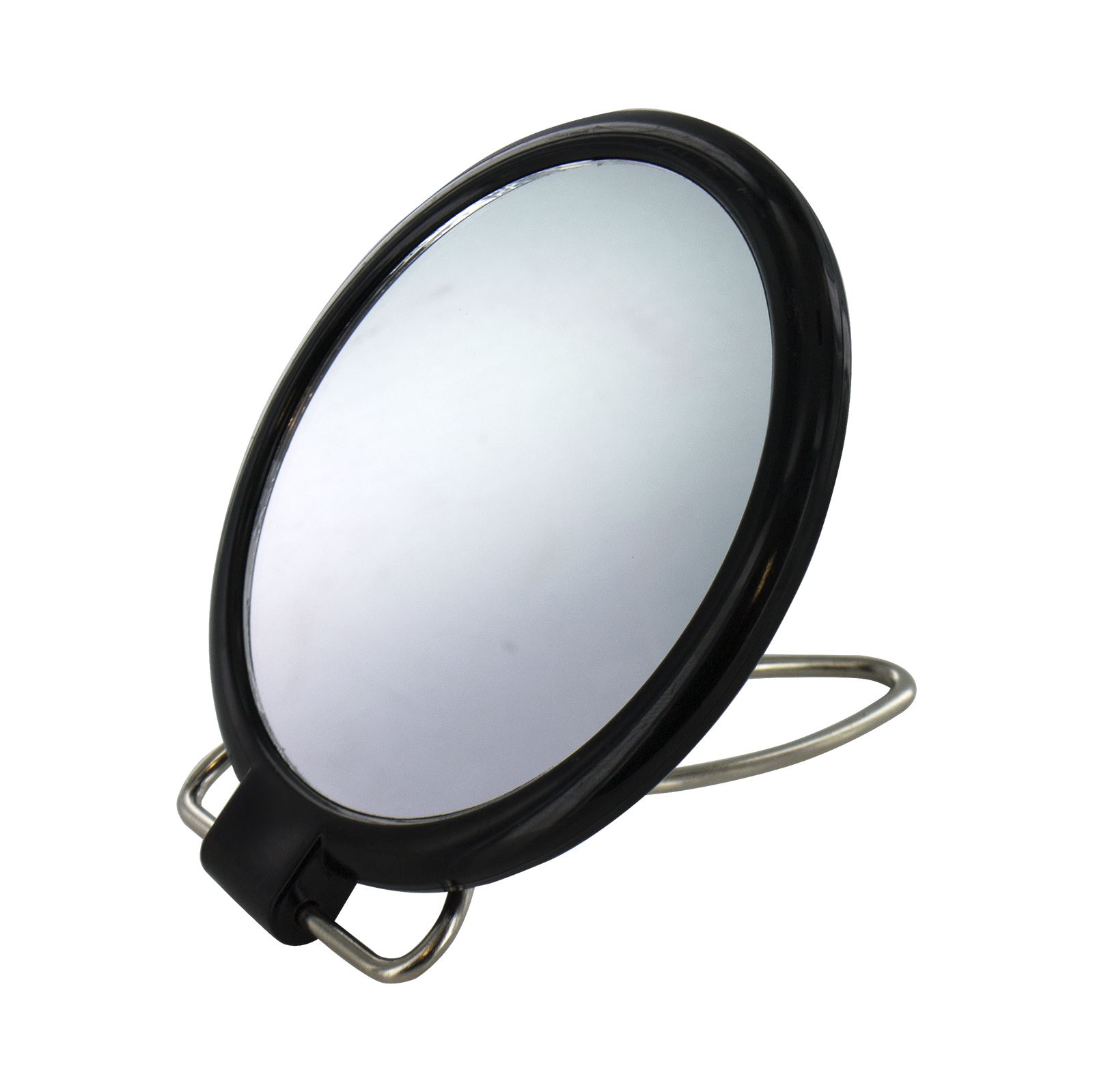 New 2 Sided Magnifying 10cm Compact Mirror On Stand Close Up Eye Lenses