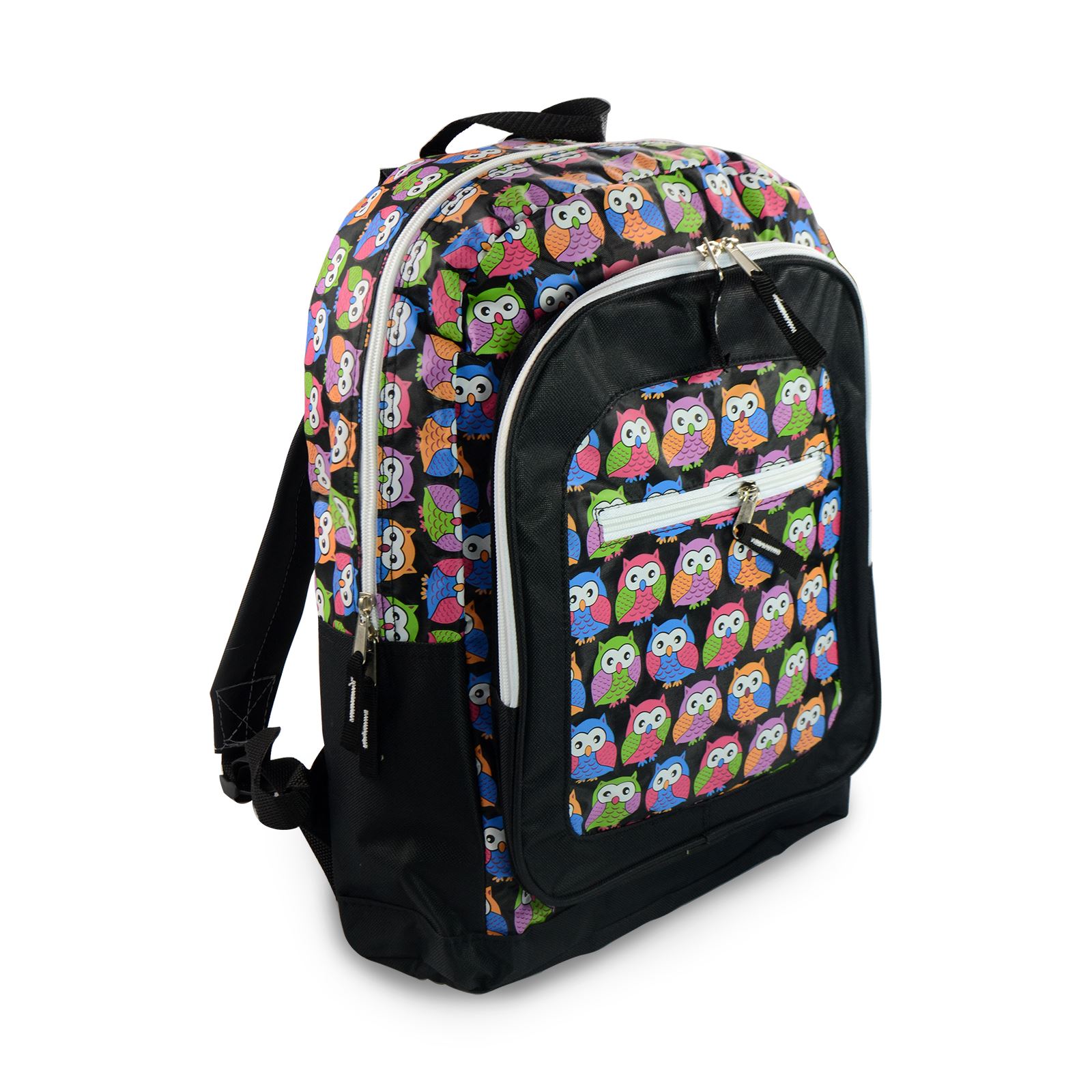 Backpack Funky Owl Print Rucksack Travel School Gym College eBay