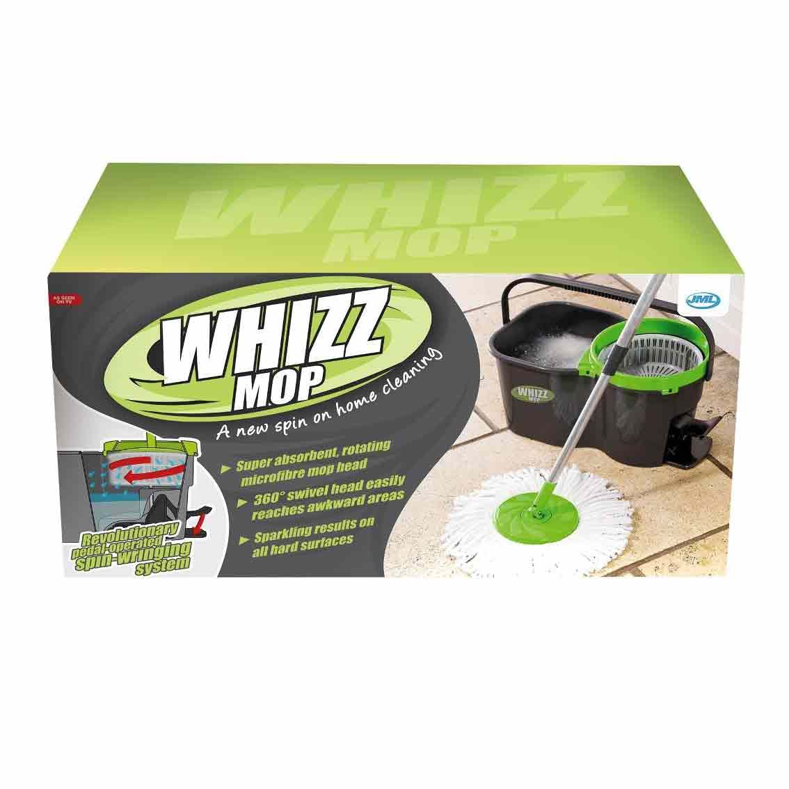 JML Whizz Spin Mop and Bucket Super Absorbent Microfibre Home Cleaning