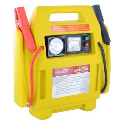 12v Portable Car Jump Starter Battery Start Air Compressor Charger