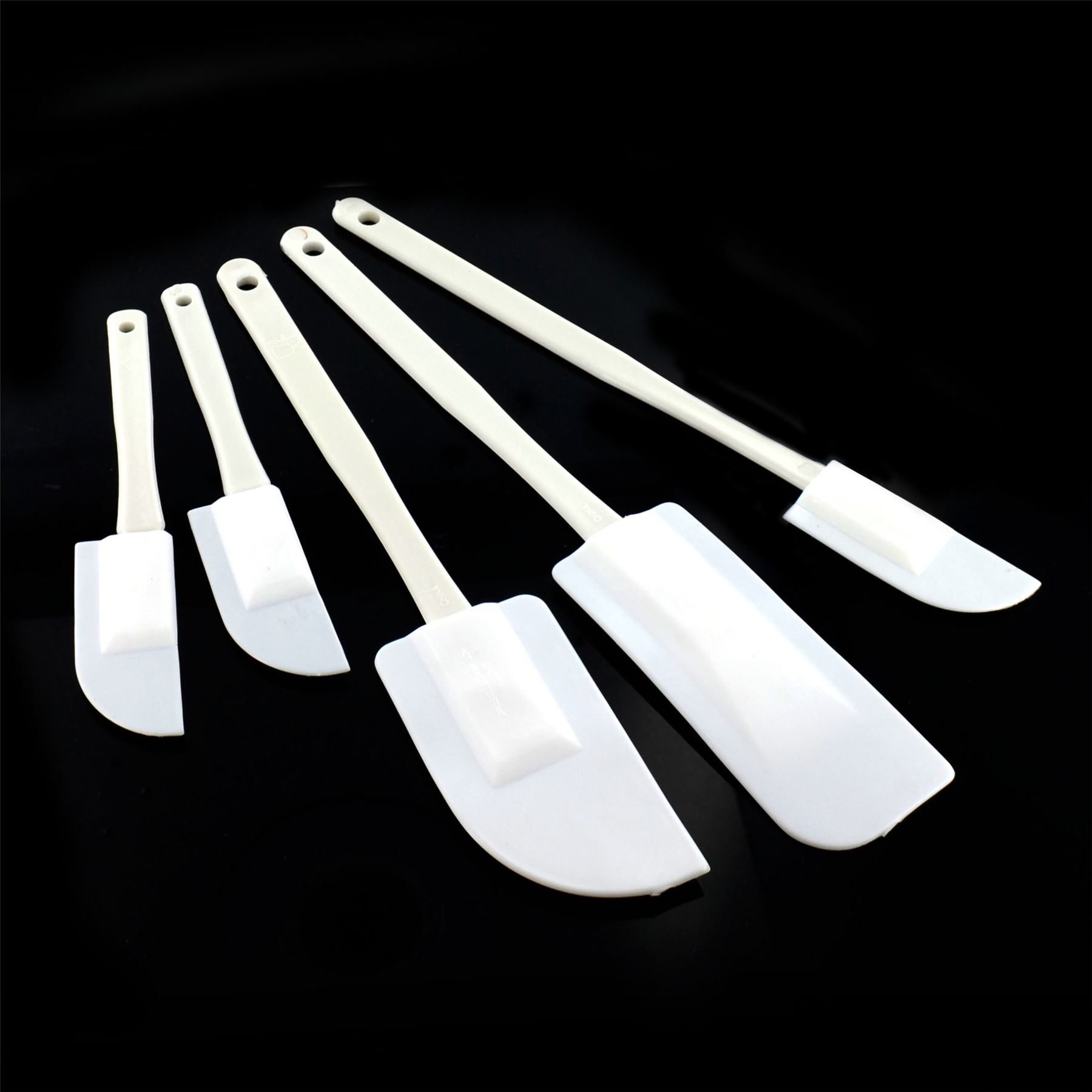 5Pc Plastic Mixing Spatulas baking Cooking Cake Set Kitchen Utensils
