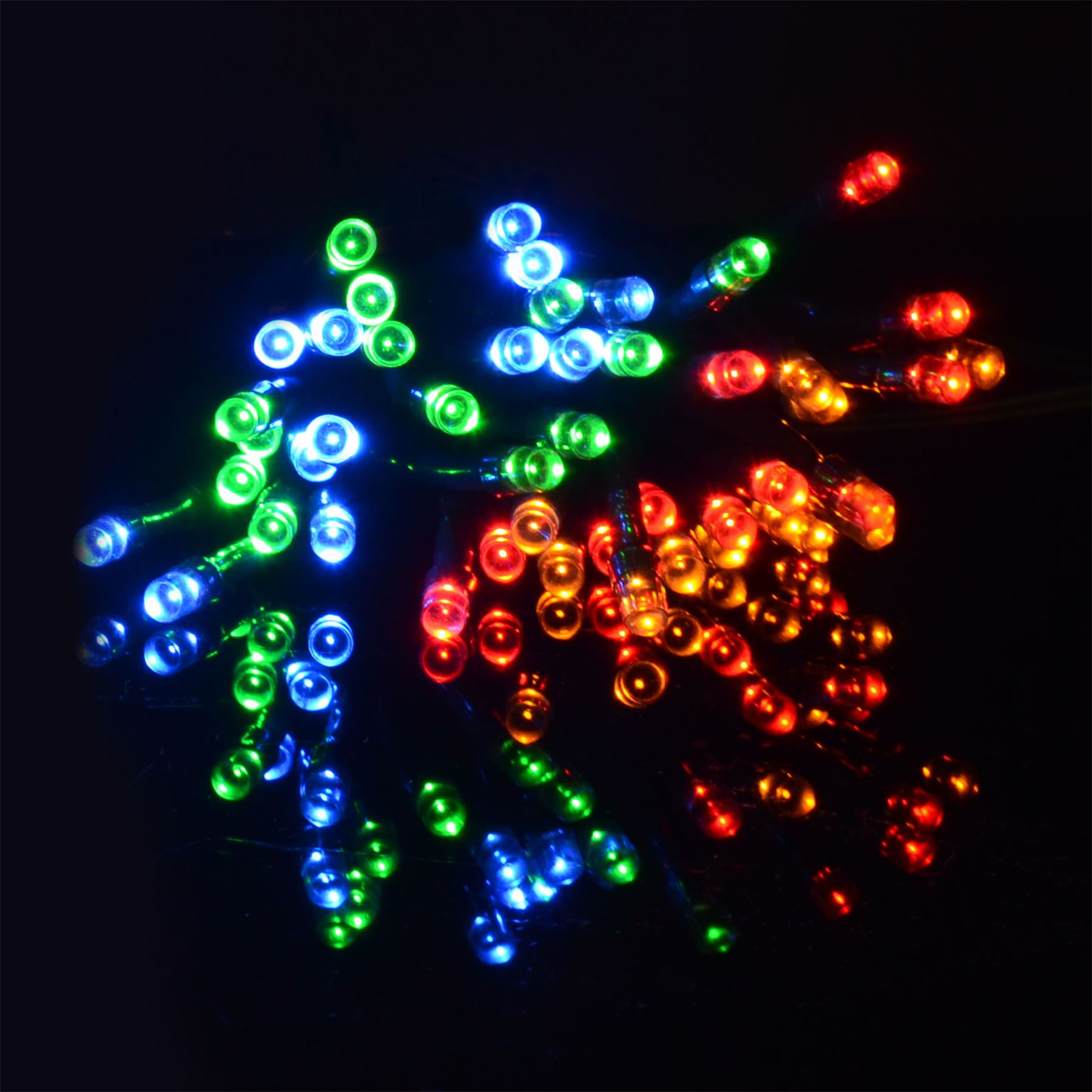 New 50 LED Solar Powered String Lights Indoor Party Christmas Fairy Lighting eBay