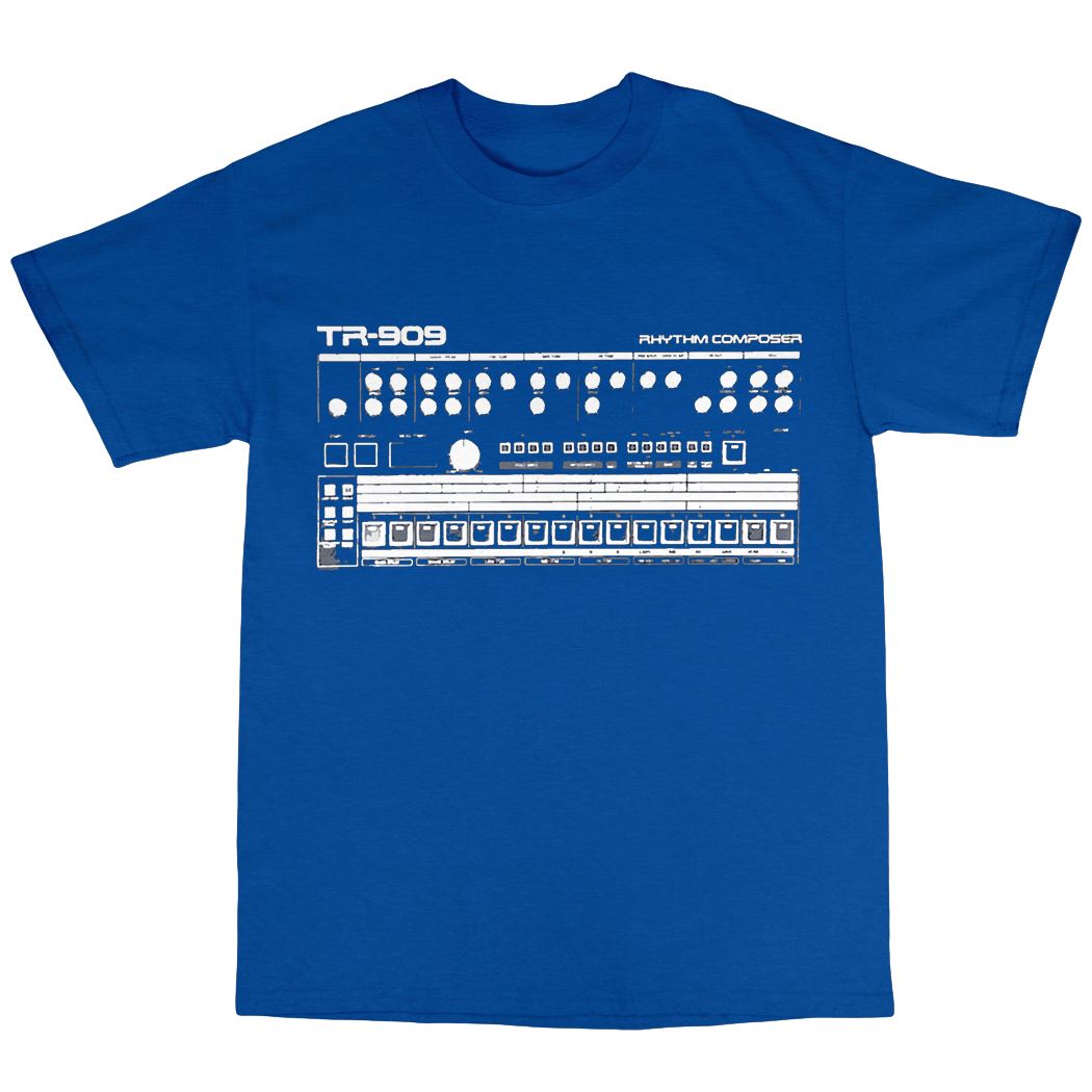 TR-909-Inspired-T-Shirt-100-Cotton-Moog-808-303-Acid-House