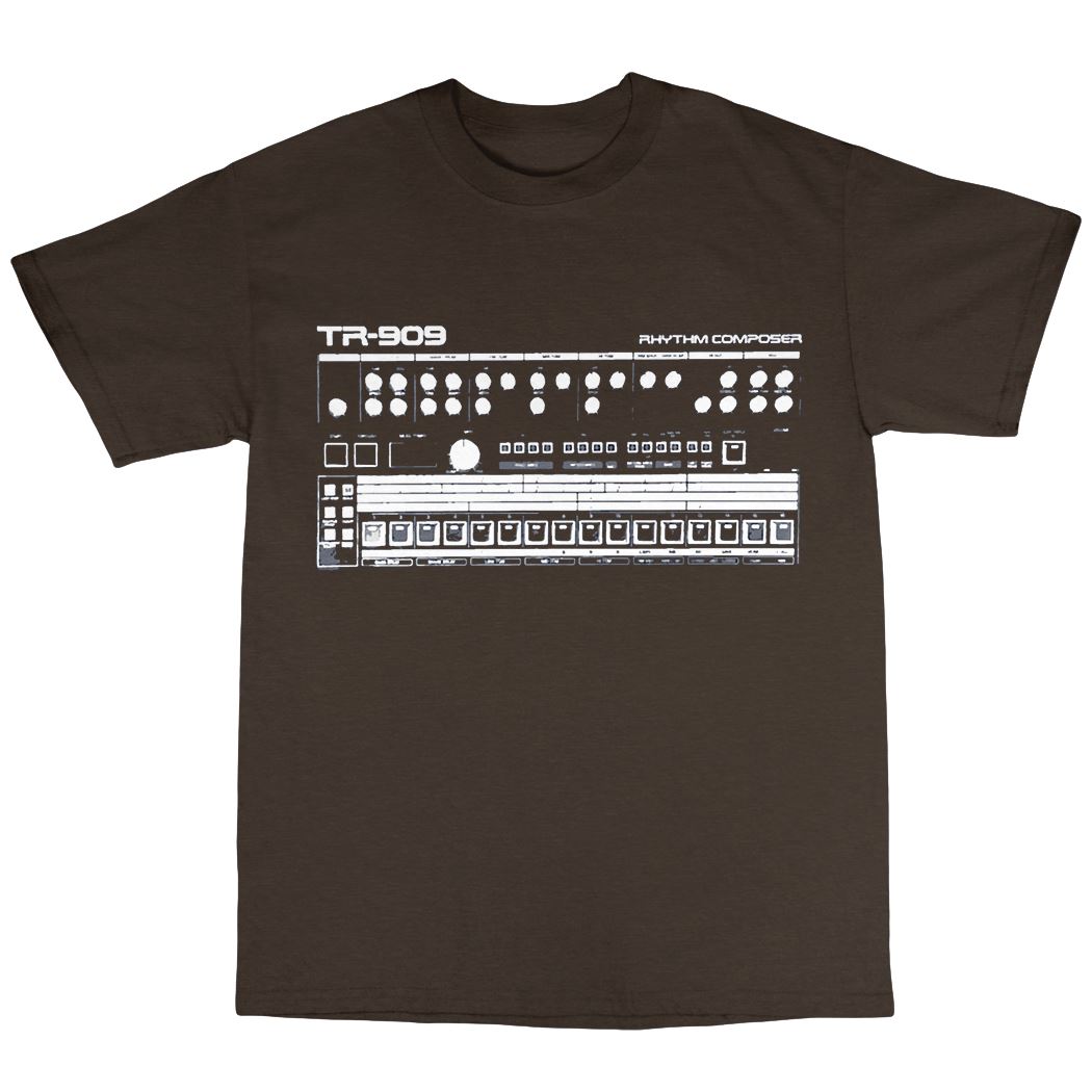 TR-909-Inspired-T-Shirt-100-Cotton-Moog-808-303-Acid-House
