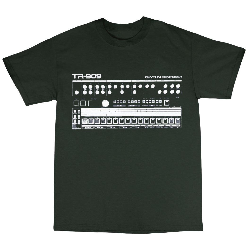 TR-909-Inspired-T-Shirt-100-Cotton-Moog-808-303-Acid-House