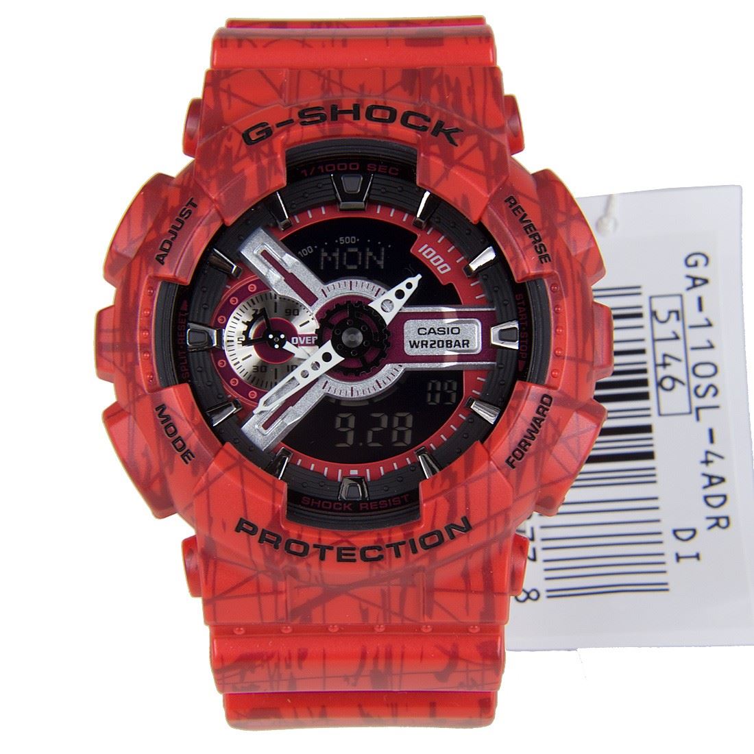 casio g shock slash pattern ga 110sl 4adr ebay casio g shock slash pattern ga 110sl 4adr ebay