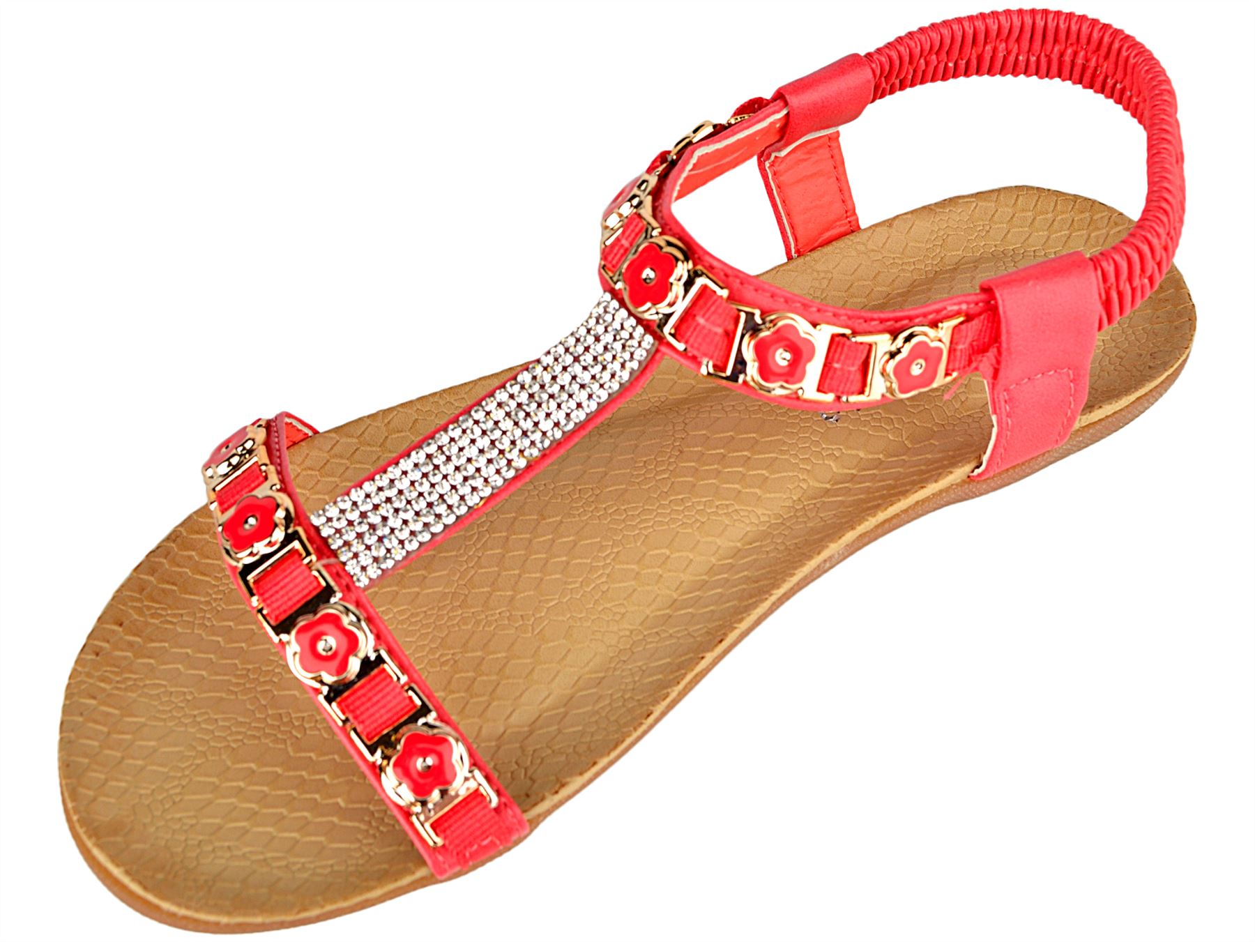 Libra Pop White Detail Diamante Sandal | Pamela Scott