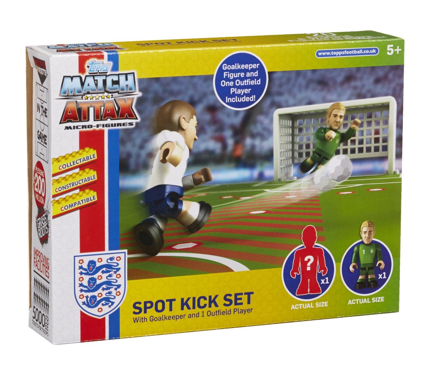 MATCH ATTAX-TOPPS Spot Kick Set-Personaggio costruzione-NUOVO