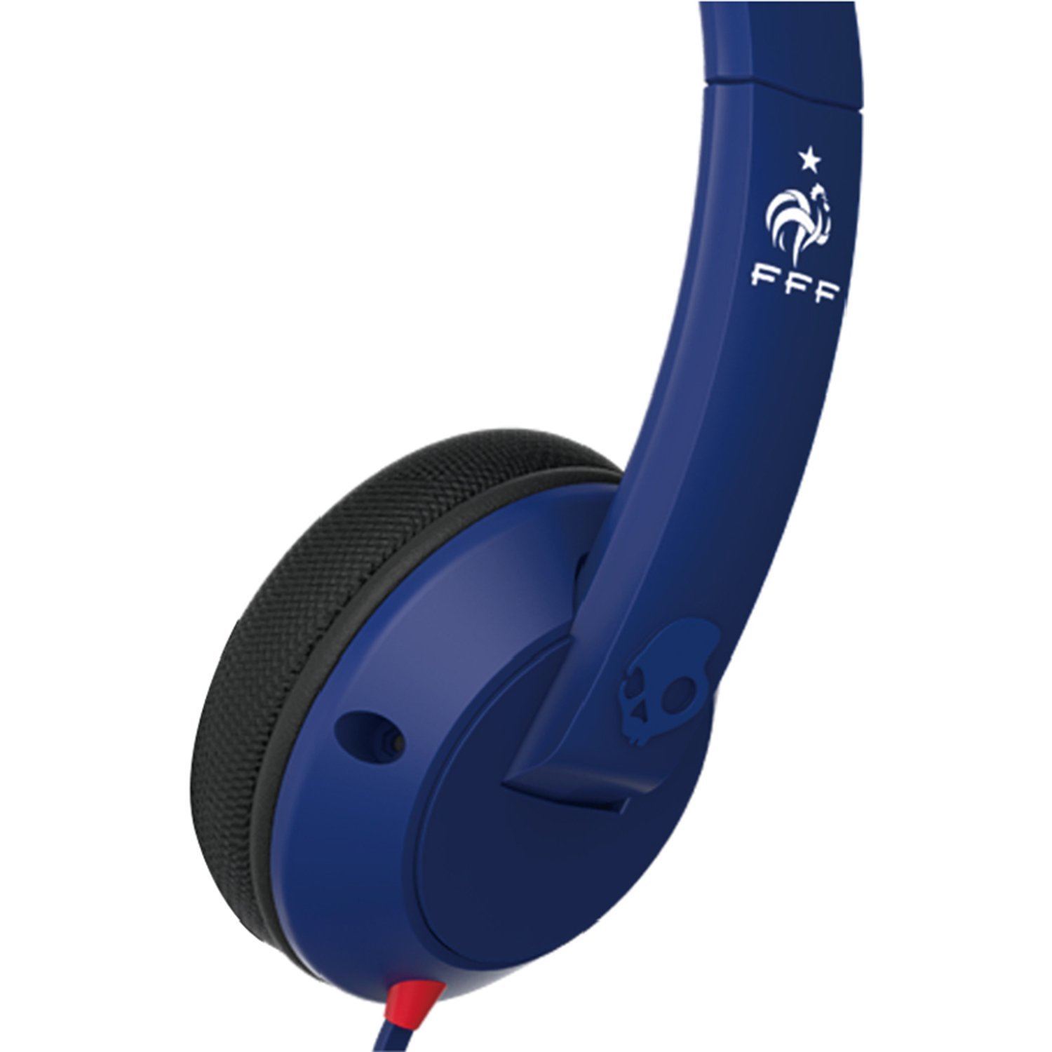 Skullcandy Uprock On Ear France Football Headphones With Microphone New