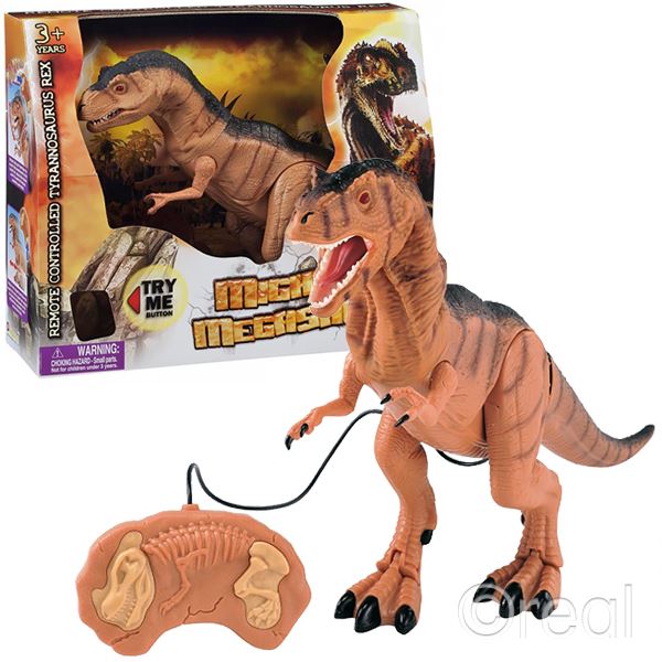 New Mighty Megasaur Remote Controlled Or Battery Dinosaur TRex Official eBay