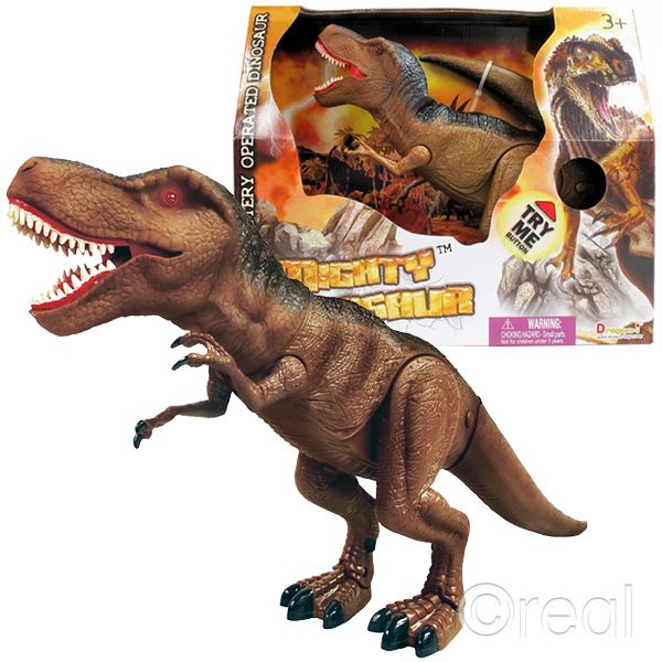 New Mighty Megasaur Remote Controlled Or Battery Dinosaur TRex
