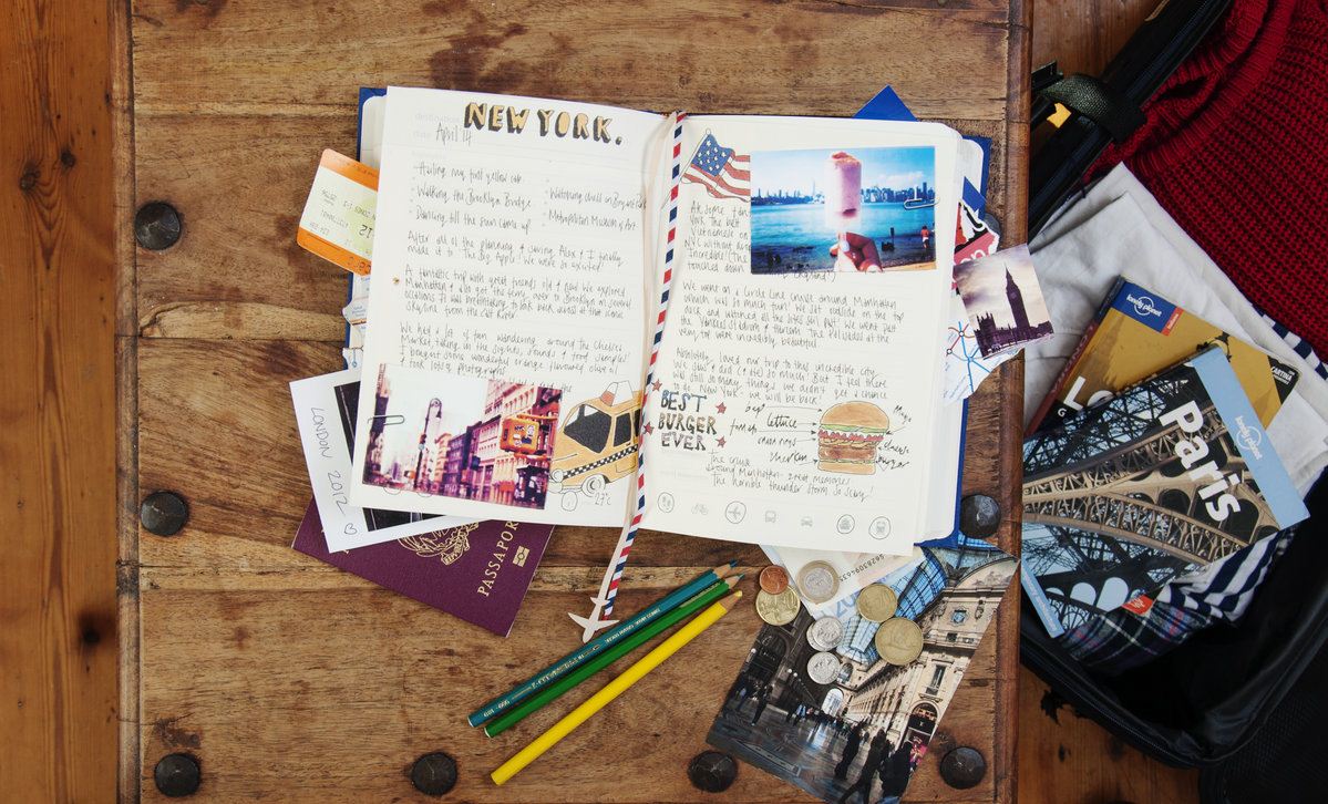 Journal Travel Travel Journal Scrapbook