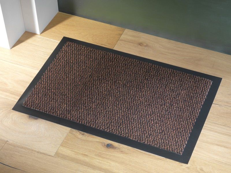Faro Non Slip Heavy Duty Floor Door Mat Runner Rubber Backed Hard