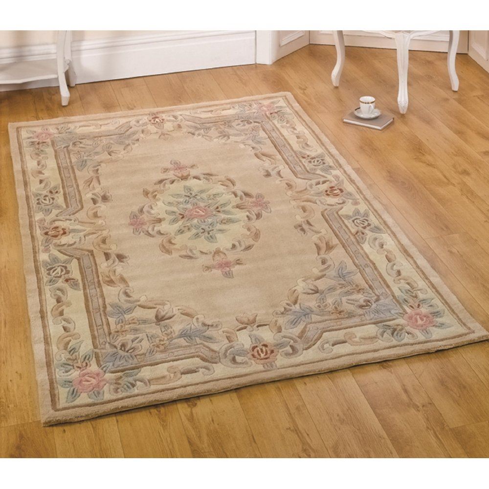 Lotus Premium Chinese Aubusson Wool Rug In Various Shapes Sizes