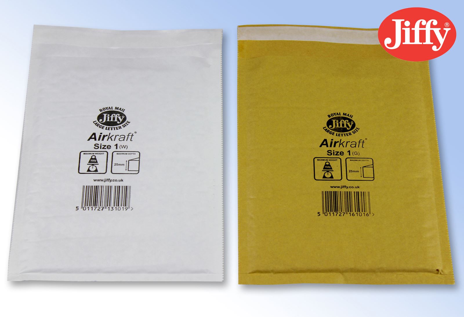Genuine Jiffy Airkraft Bags White Gold Padded Envelopes *All Sizes* eBay