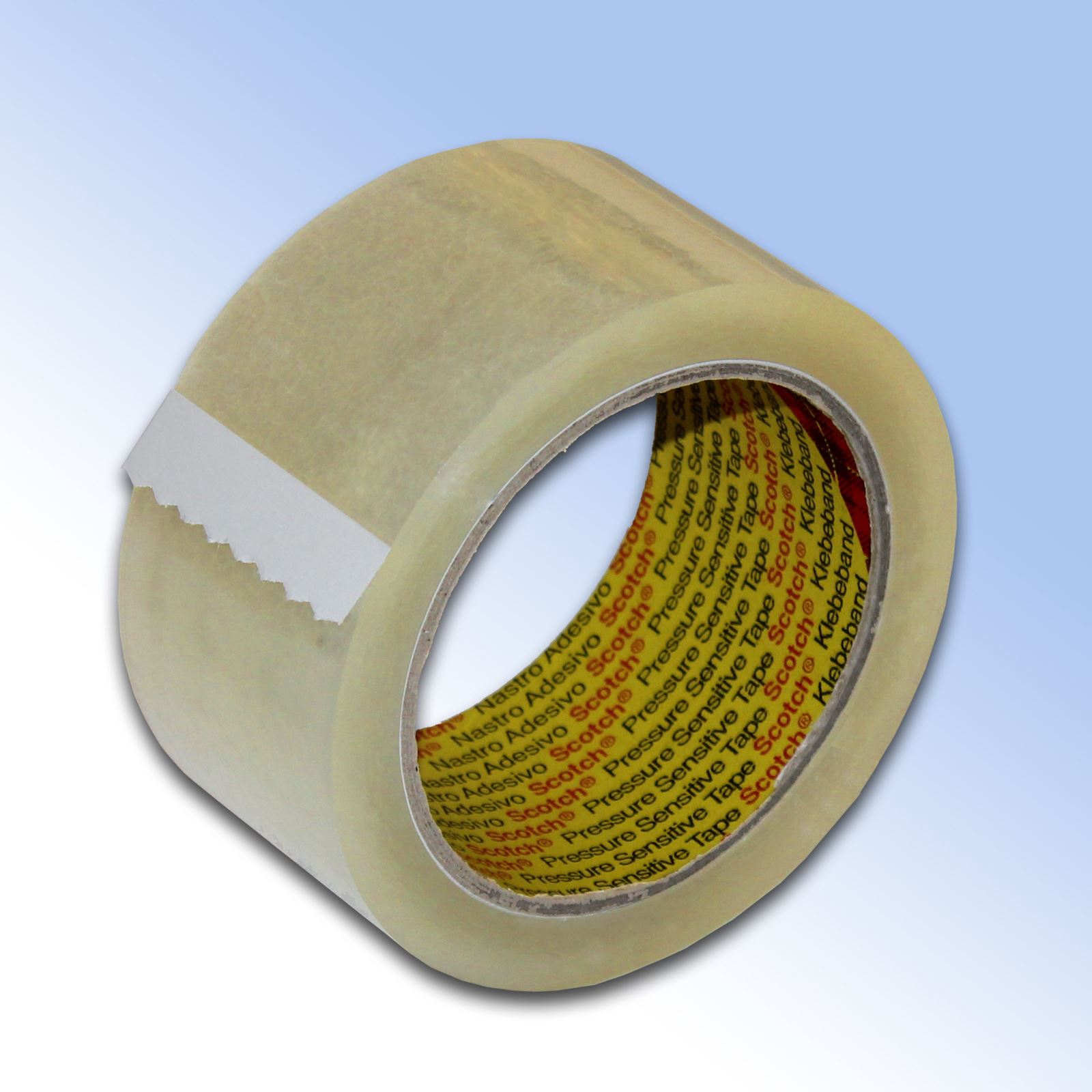 3M SCOTCH Clear and Buff Parcel Packing Tapes (General Purpose and Low