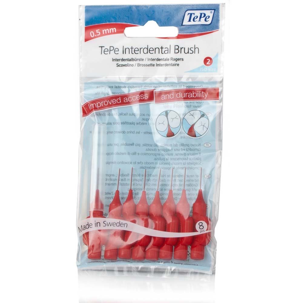GENUINE TEPE Interdental Brushes 1 Pack of 8 Toothbrush Tepee Pick eBay