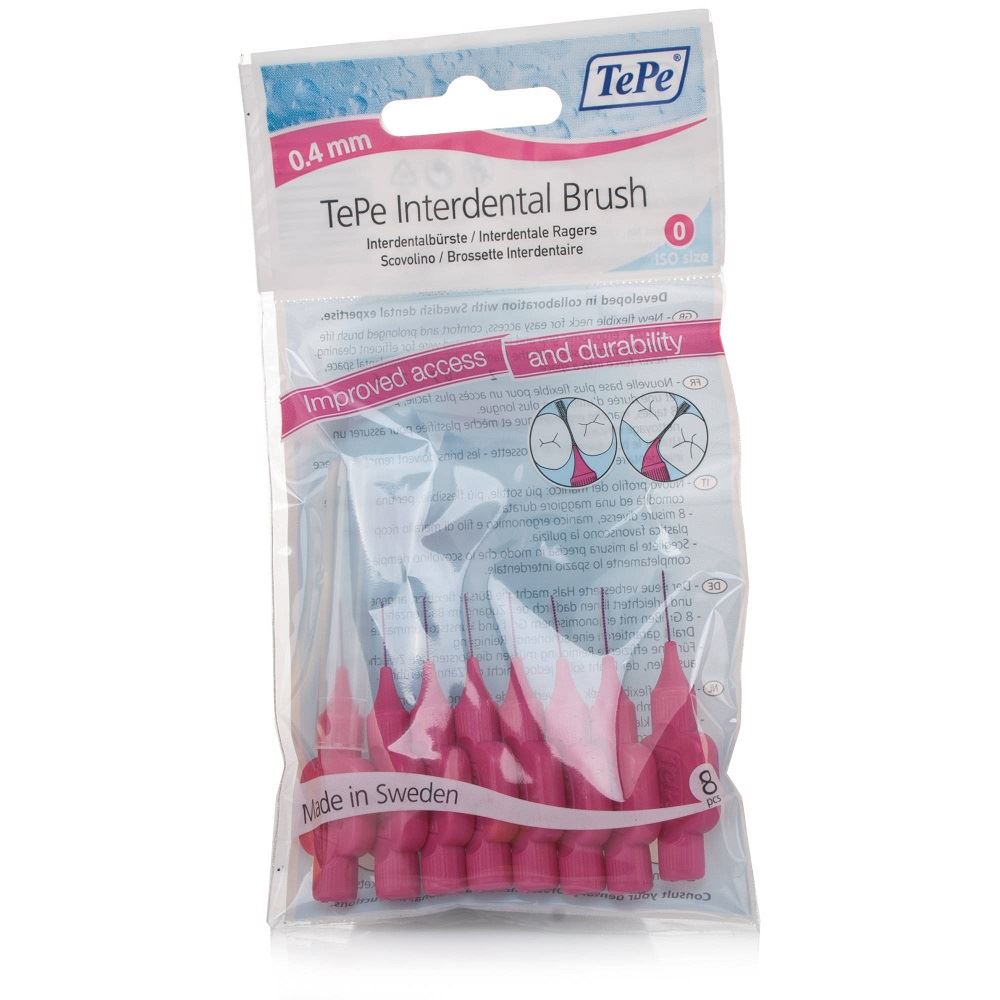 GENUINE TEPE Interdental Brushes 1 Pack of 8 Toothbrush Tepee Pick eBay
