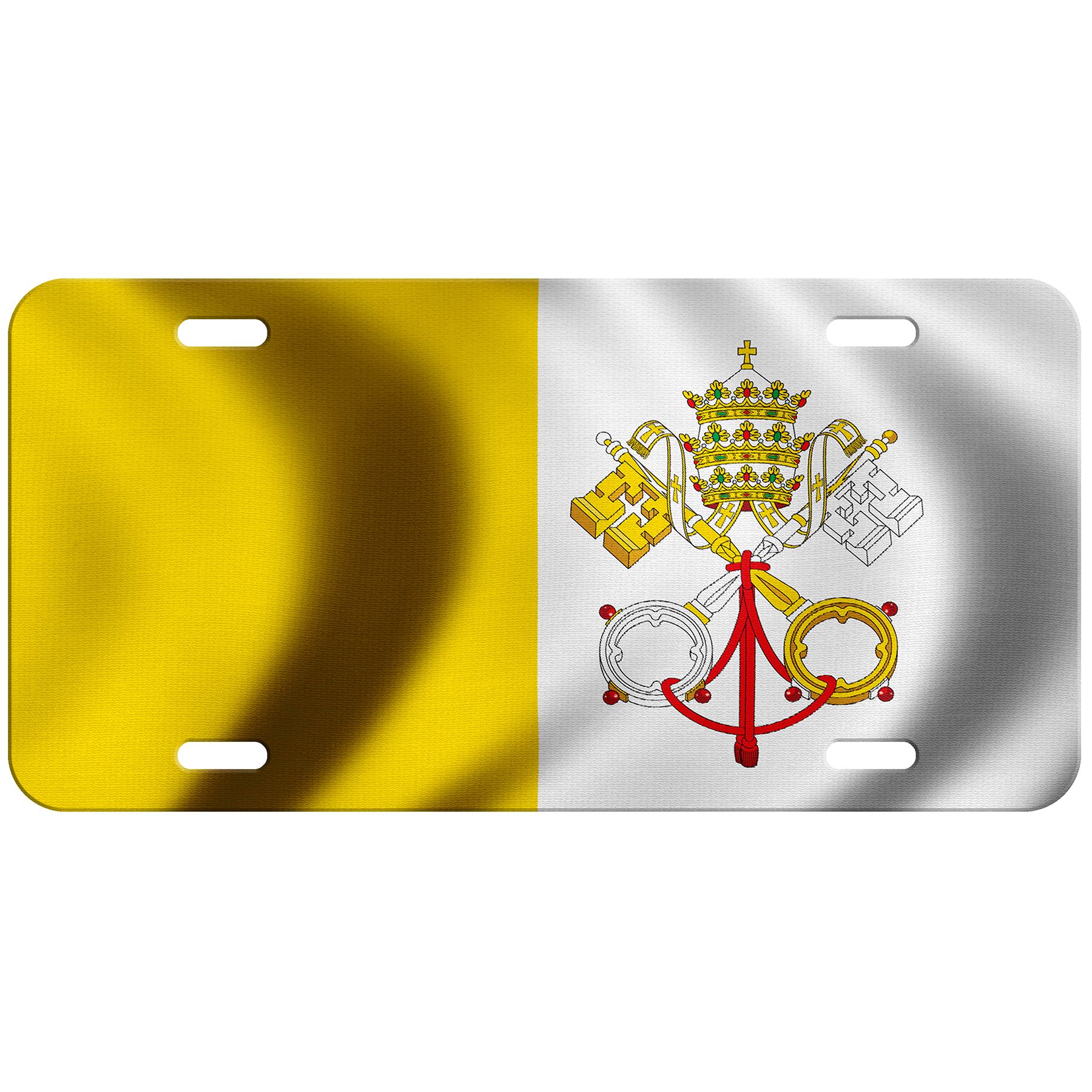 License Plate Flag of Vatican City Holy See Choose your design eBay