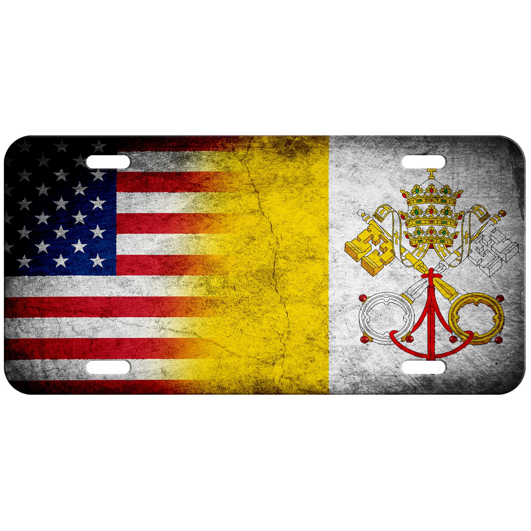 License Plate Flag of Vatican City Holy See Choose your design eBay