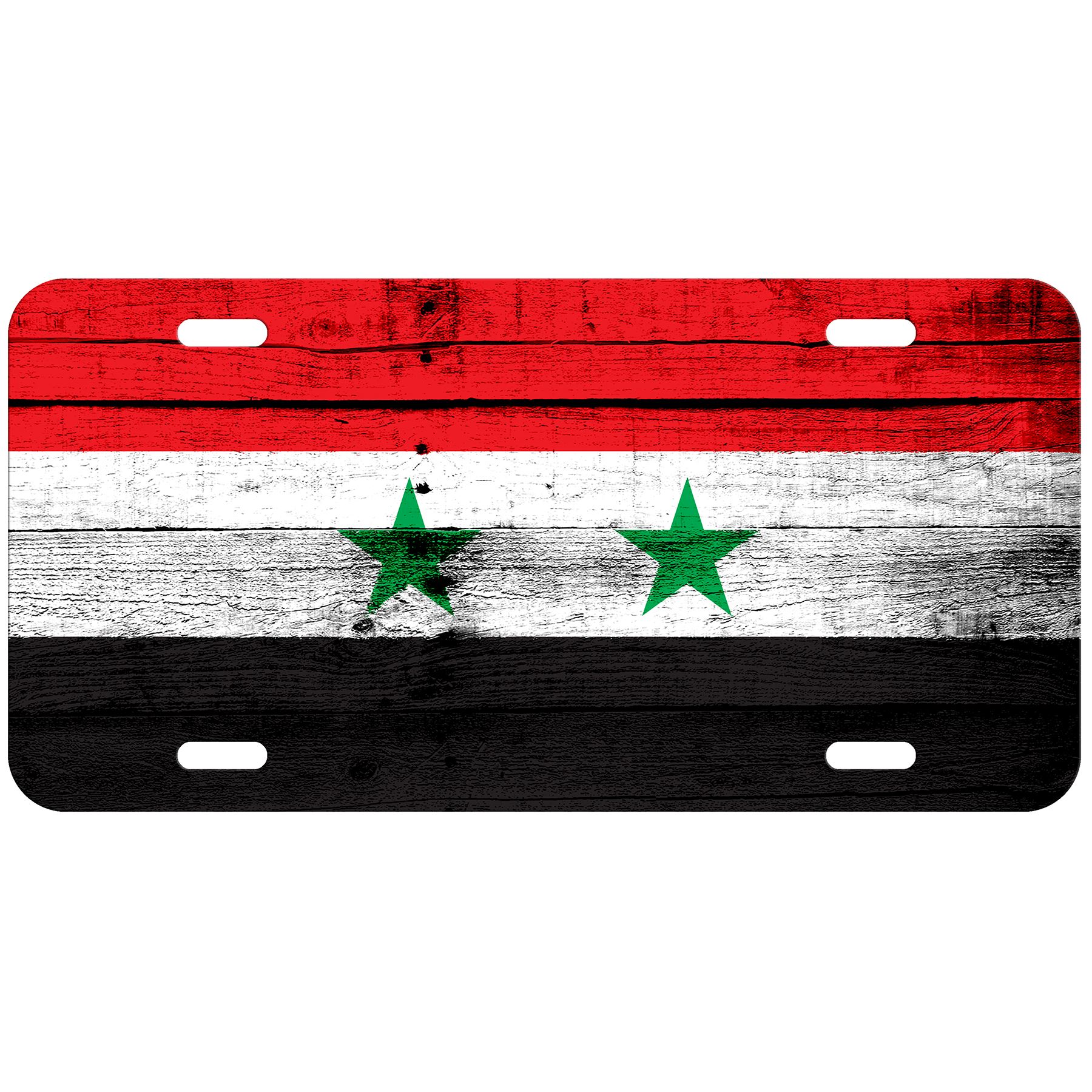 License Plate Flag of Syrian Arab Republic Choose your design eBay
