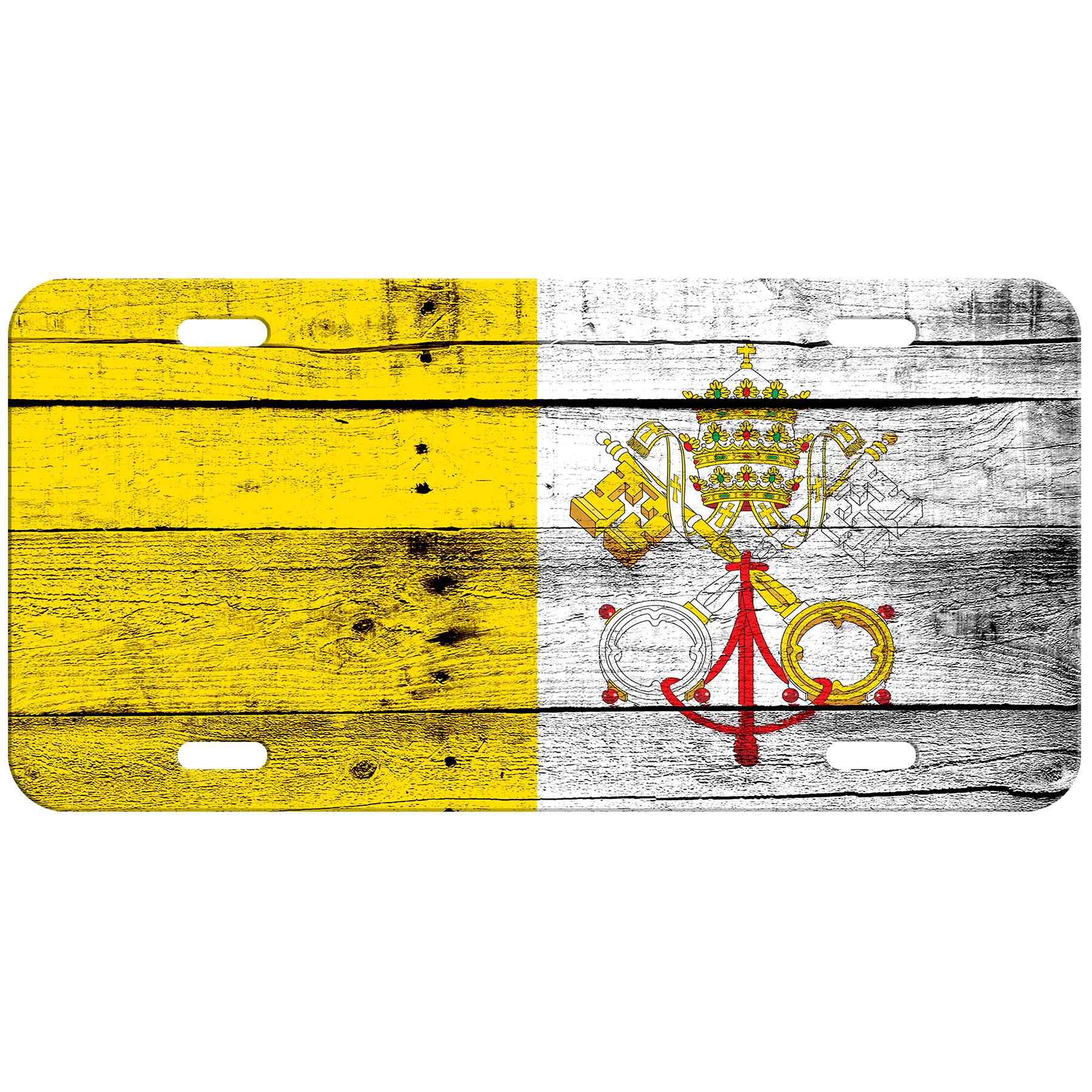 License Plate Flag of Vatican City Holy See Choose your design eBay