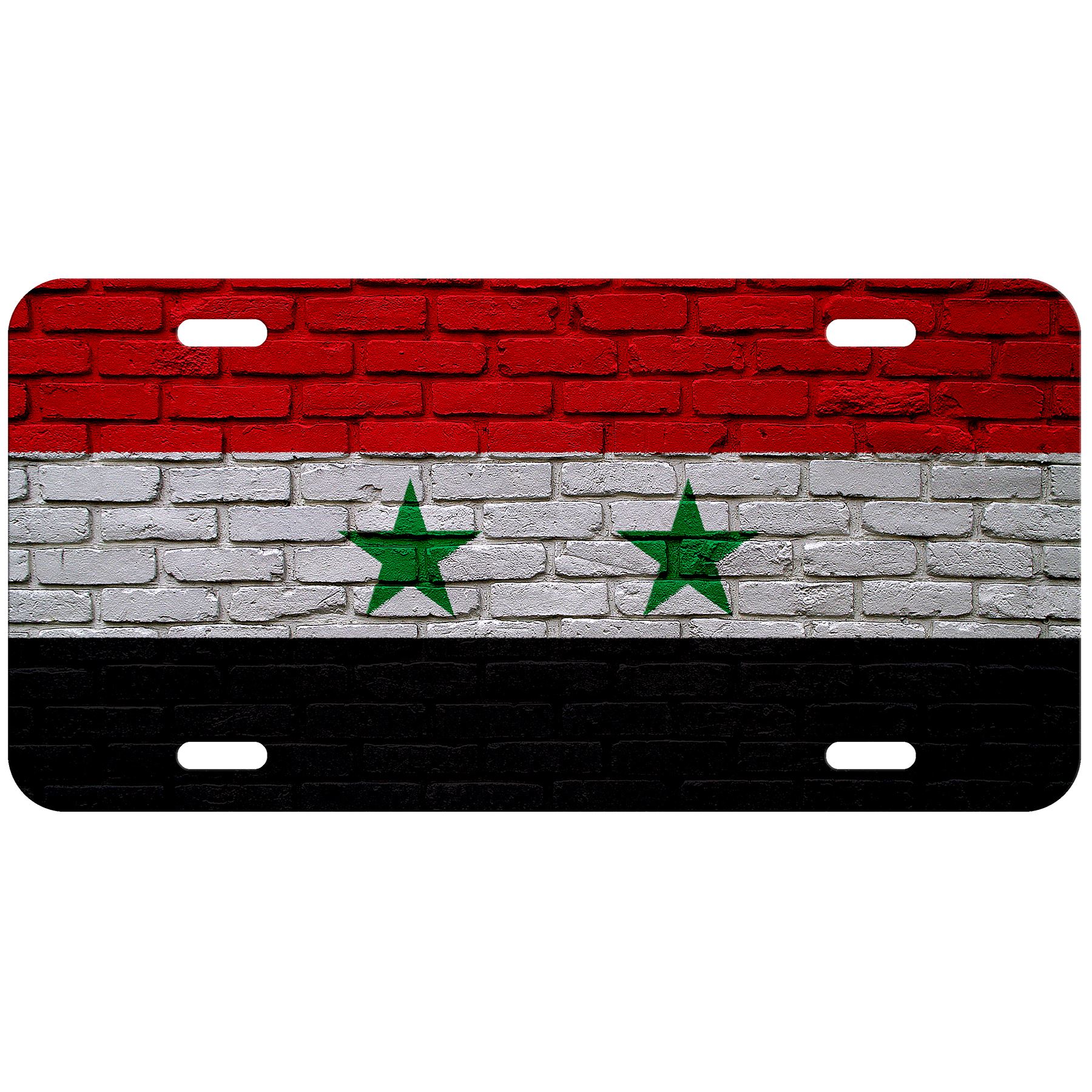 License Plate Flag of Syrian Arab Republic Choose your design eBay