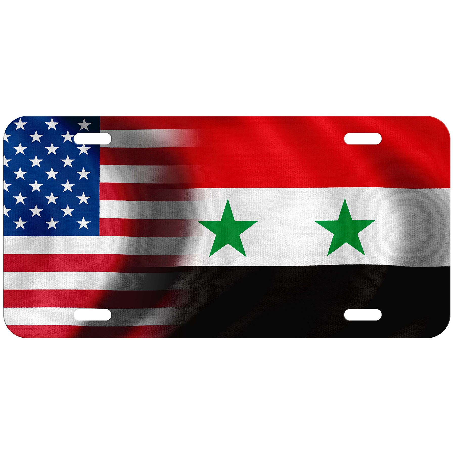 License Plate Flag of Syrian Arab Republic Choose your design eBay