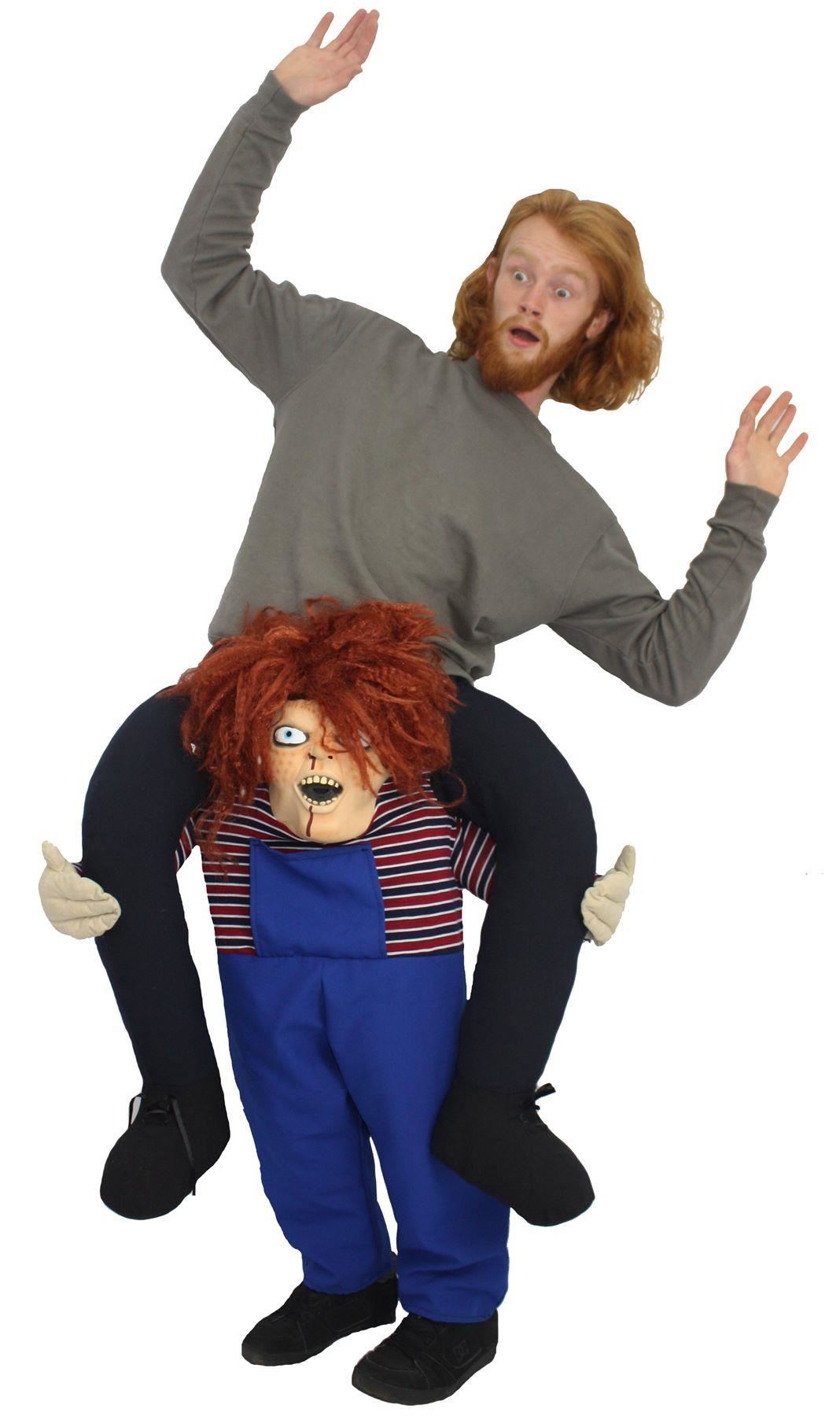 Piggy Back Fancy Dress Adults Childs Play Chucky Halloween Costume eBay