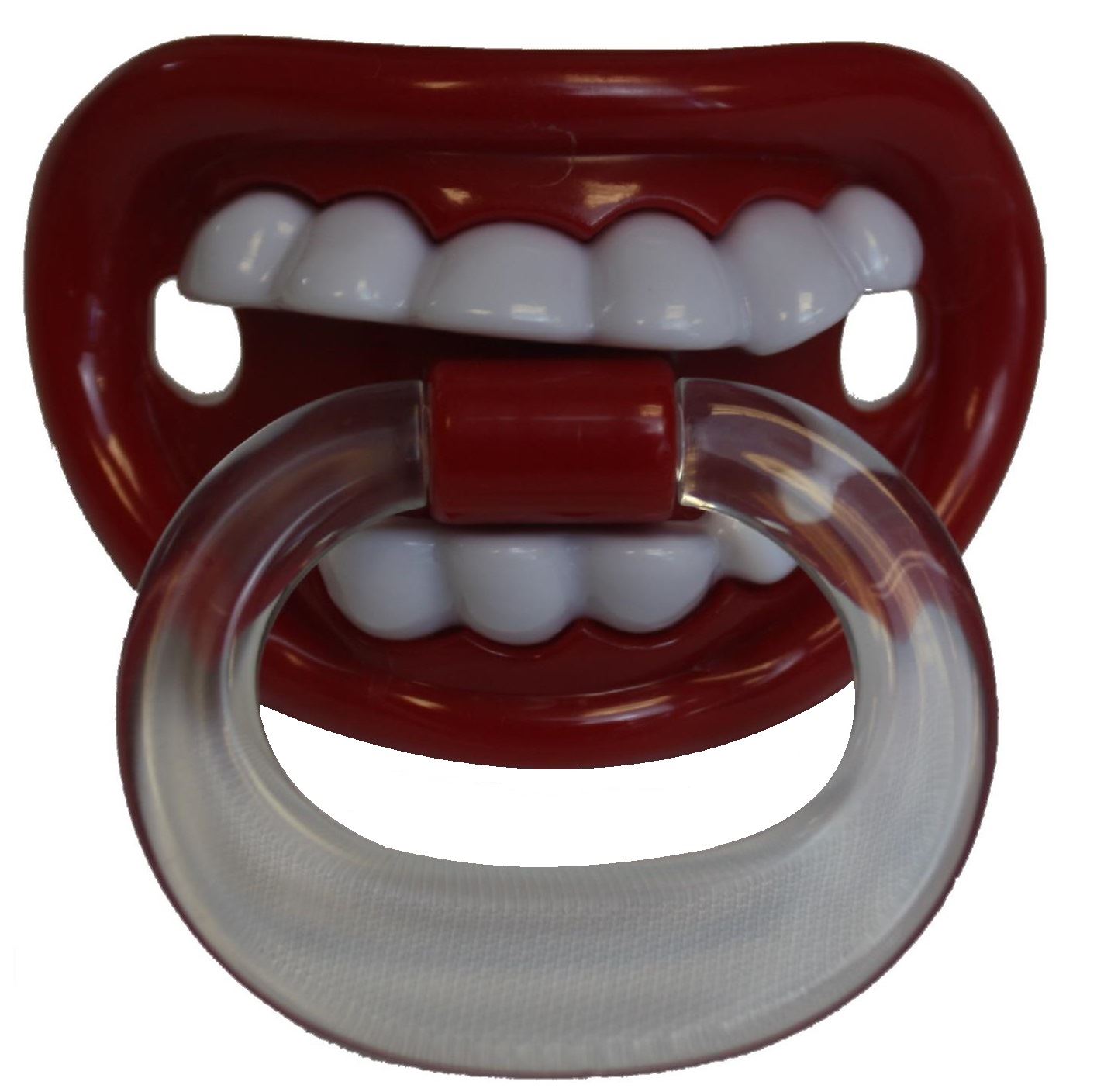 Babies Novelty Dummy Funny Teeth Childrens Pacifier Comedy Lips Baby