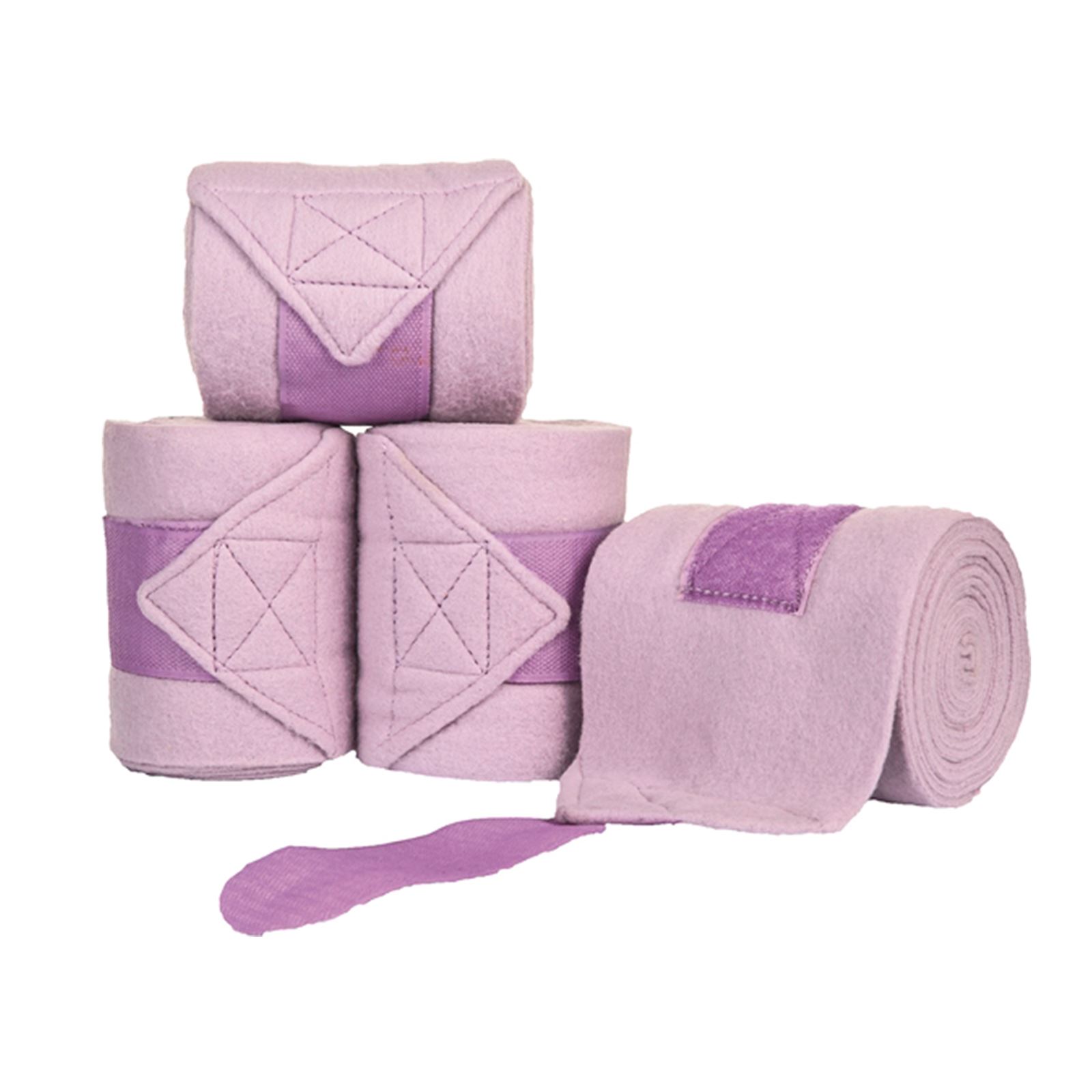 HKM Polar Fleece Bandages Velcro Thick Shock Absorber Horse Leg Wrap