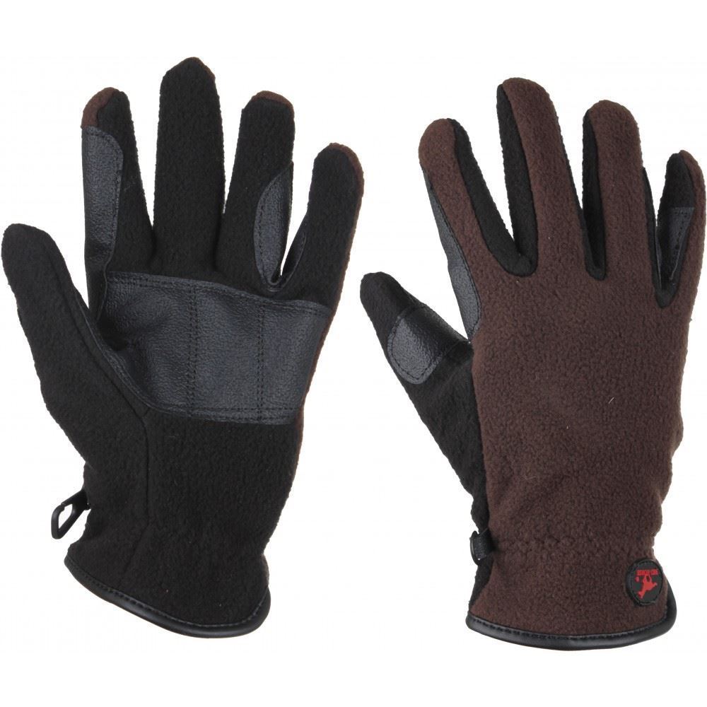 Red Horse Equestrian Warm Winter Imitation Leather Grip
