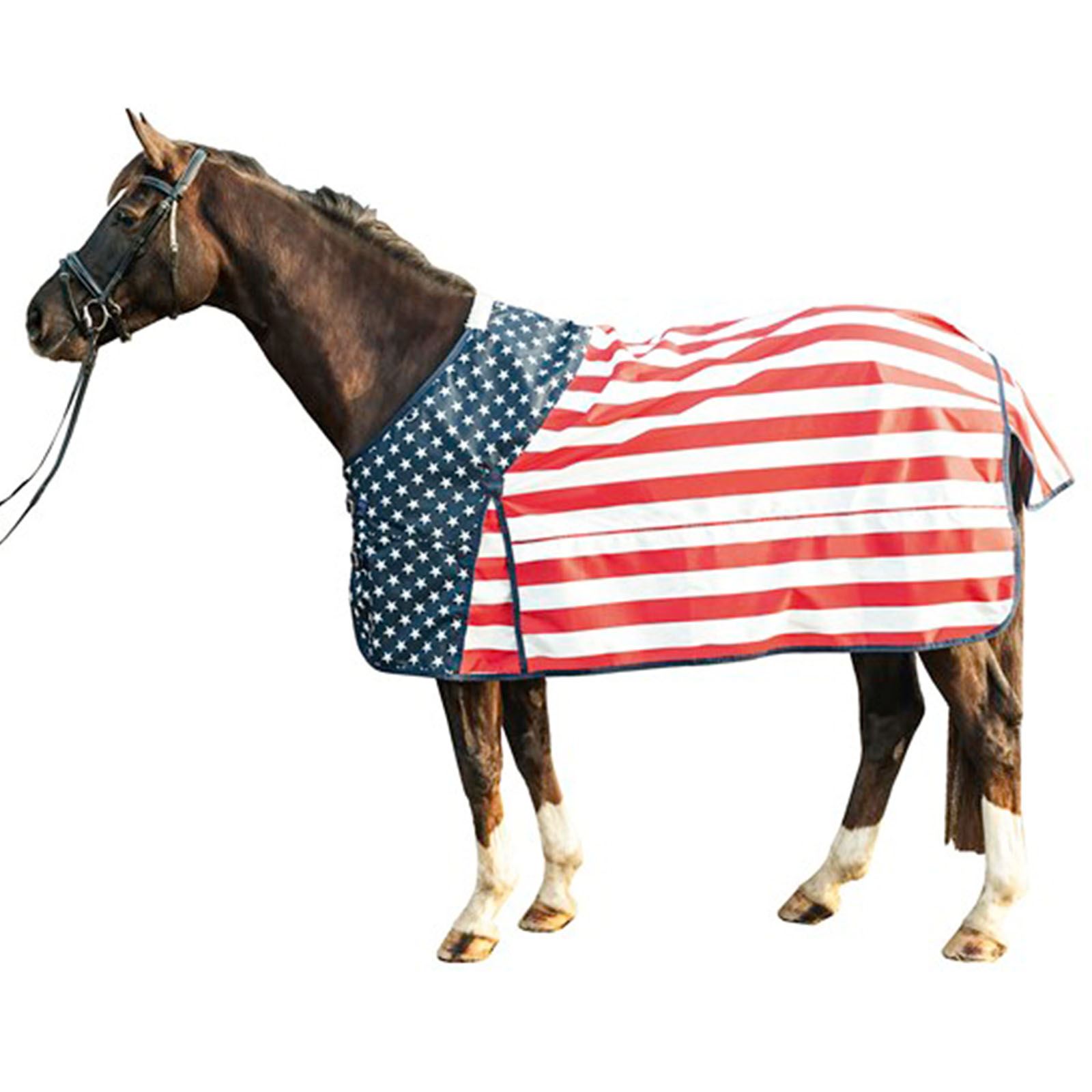 HKM Outdoor Rug Stars & Stripes 300G Lining Waterproof Horse Protection