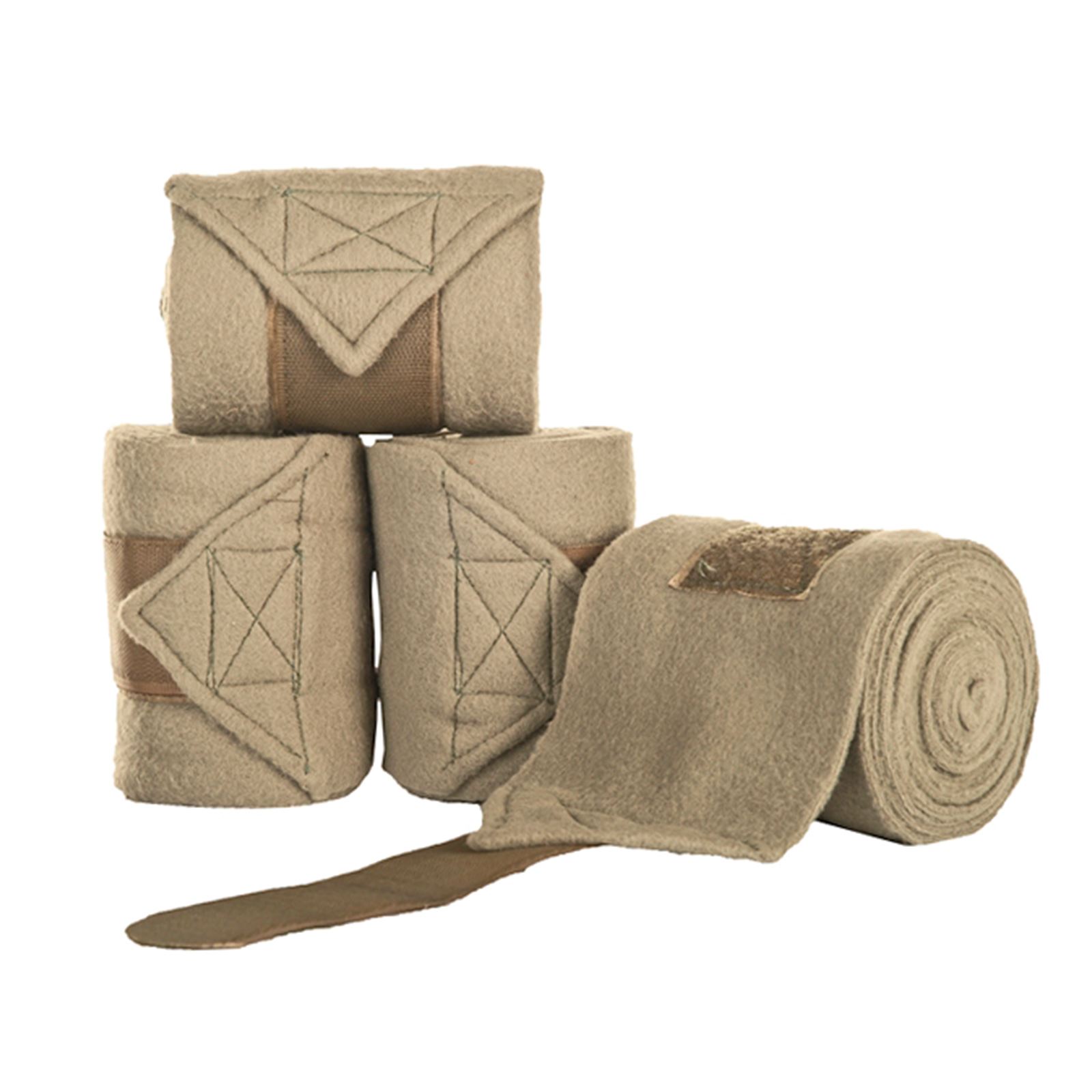 HKM Polar Fleece Bandages Velcro Thick Shock Absorber Horse Leg Wrap
