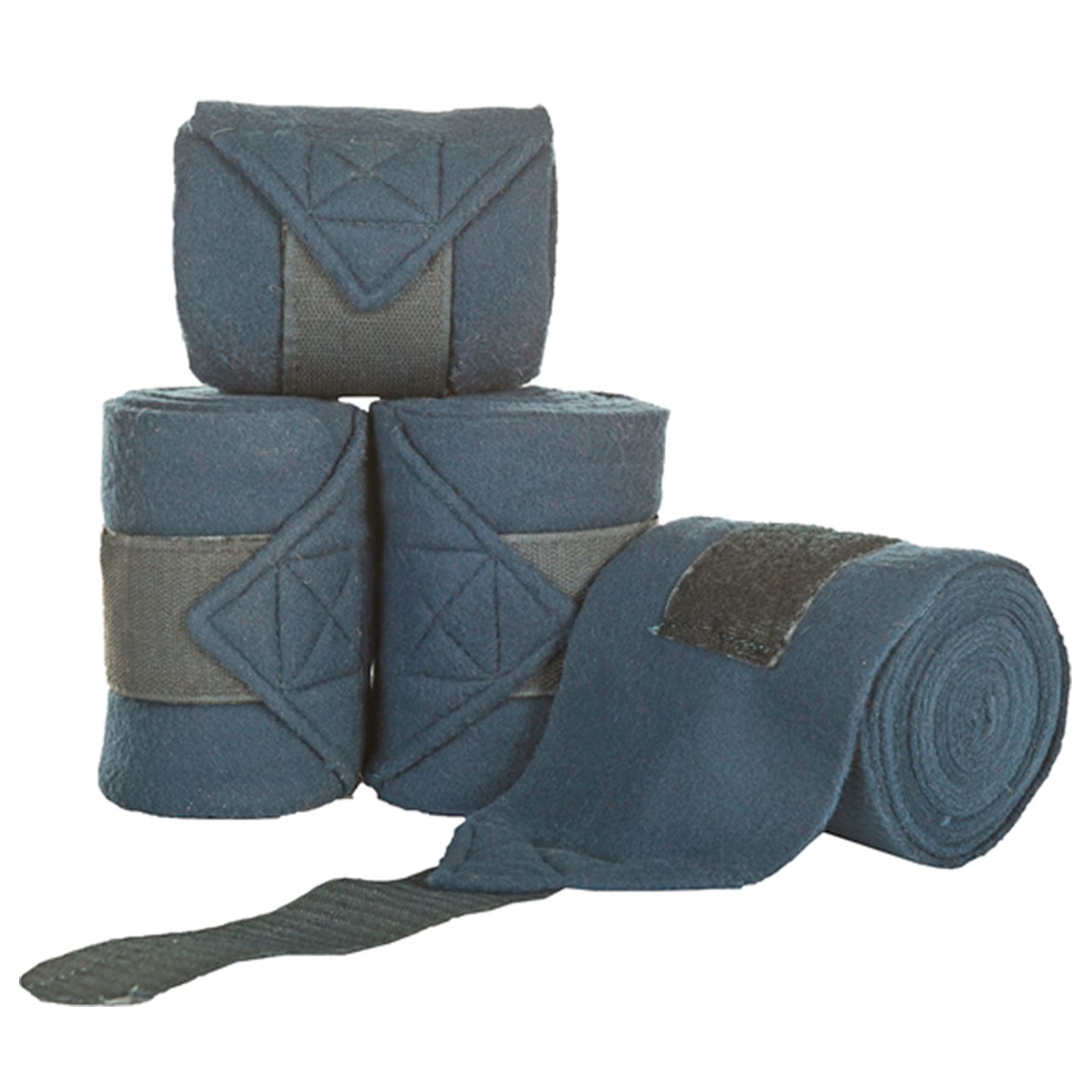 HKM Polar Fleece Bandages Velcro Thick Shock Absorber Horse Leg Wrap