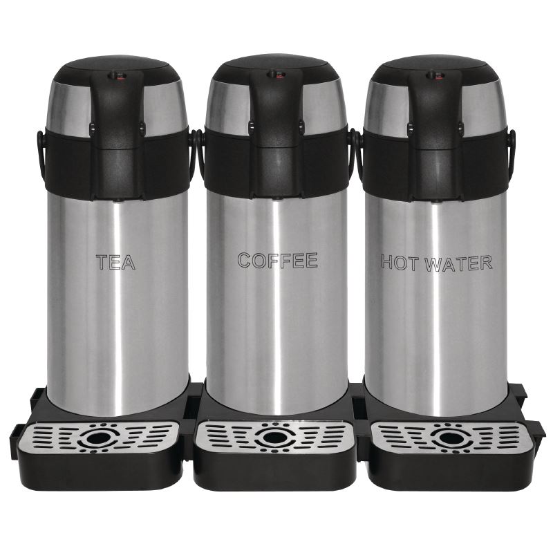 Olympia Pump Action Airpot 3Ltr Coffee Tea Espresso Cold Hot Water