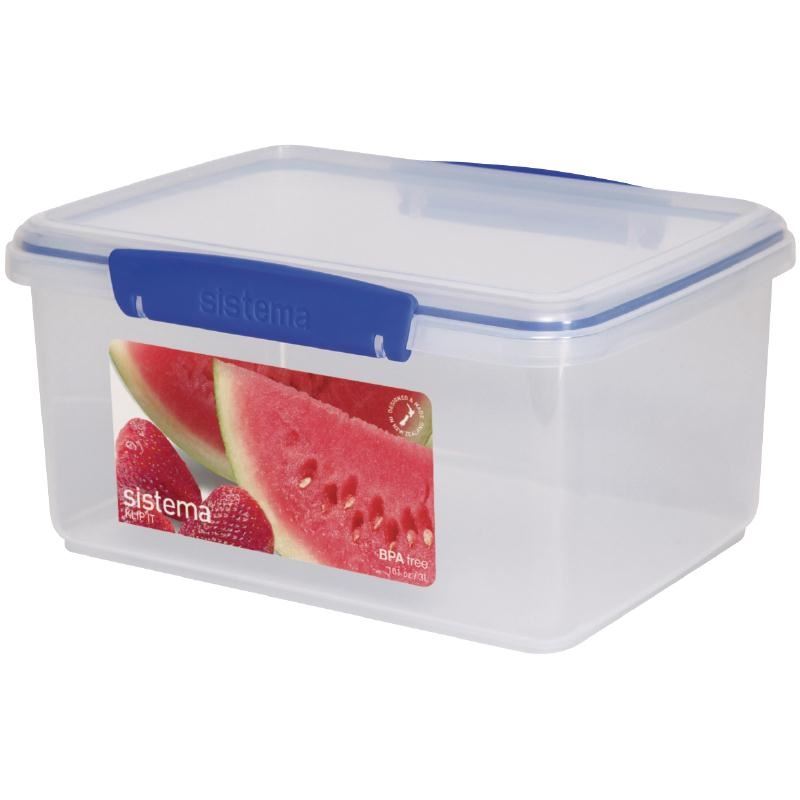 Klip It Storage Container 3Ltr Food Freezer Tubs Dishwasher Safe