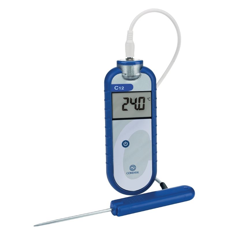 Comark C12 Digital Thermometer With Detachable Probe Temperature