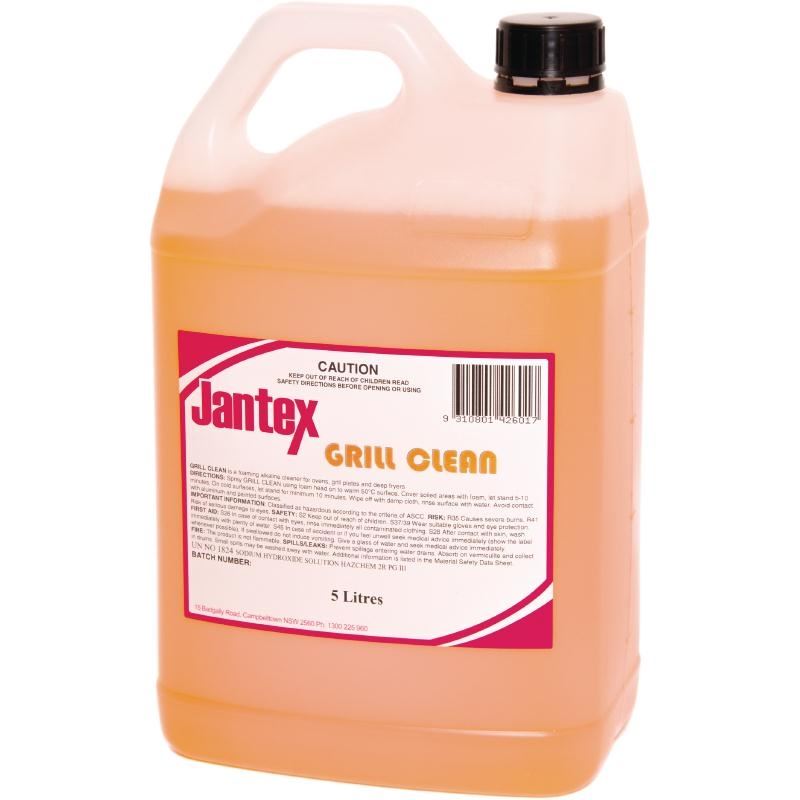 Jantex Oven and Grill Cleaner 5Ltr Liquid Bottles Chemicals Cleaning