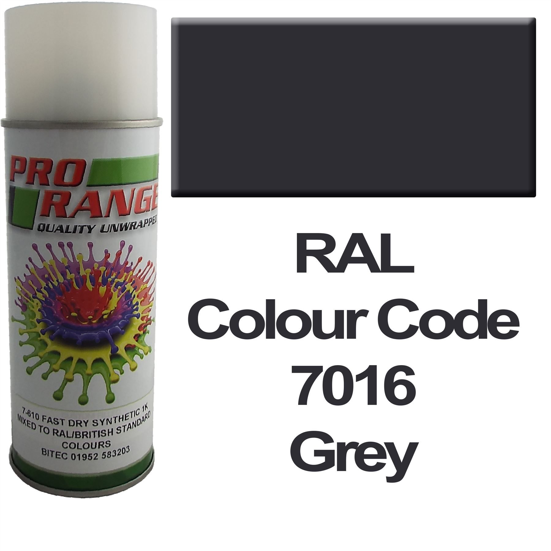 Gloss Spray Paint British Standard/RAL Colours Aerosol High Quality