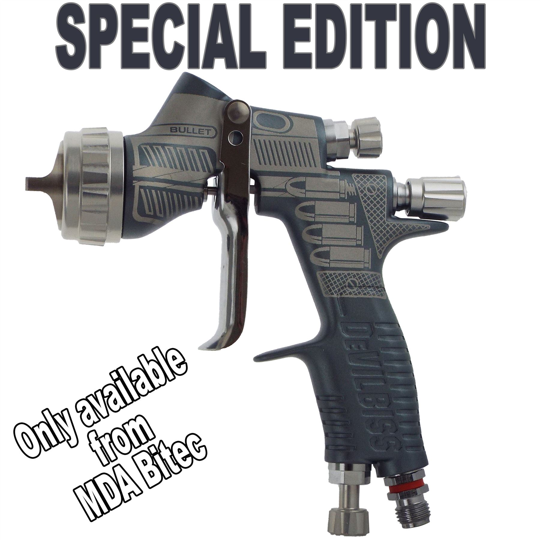 Devilbiss GTI Pro Lite 1.3mm HV30B Gravity Paint Spray Gun Bullet LTD Edition eBay